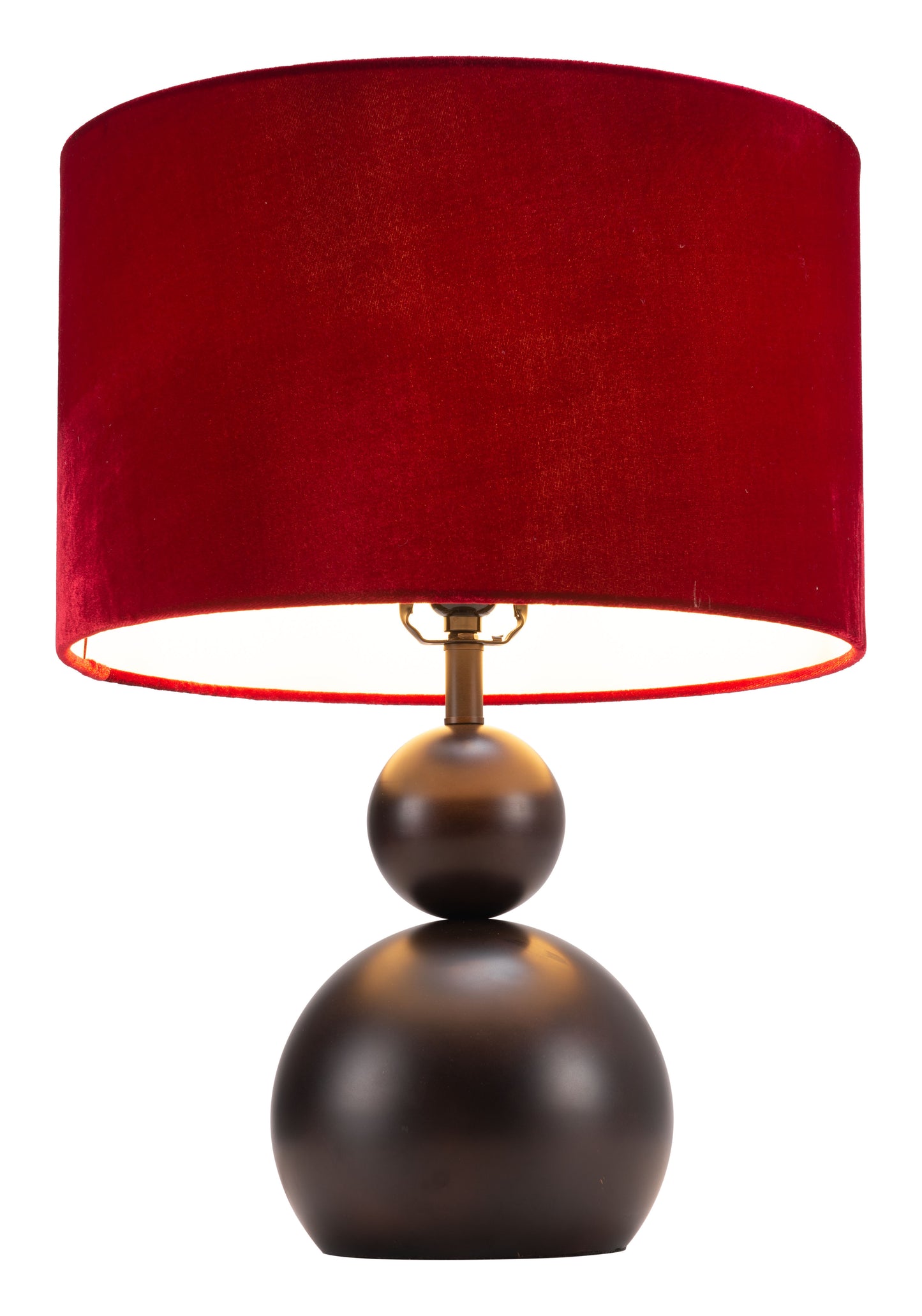 Shobu Table Lamp Red style shot 2