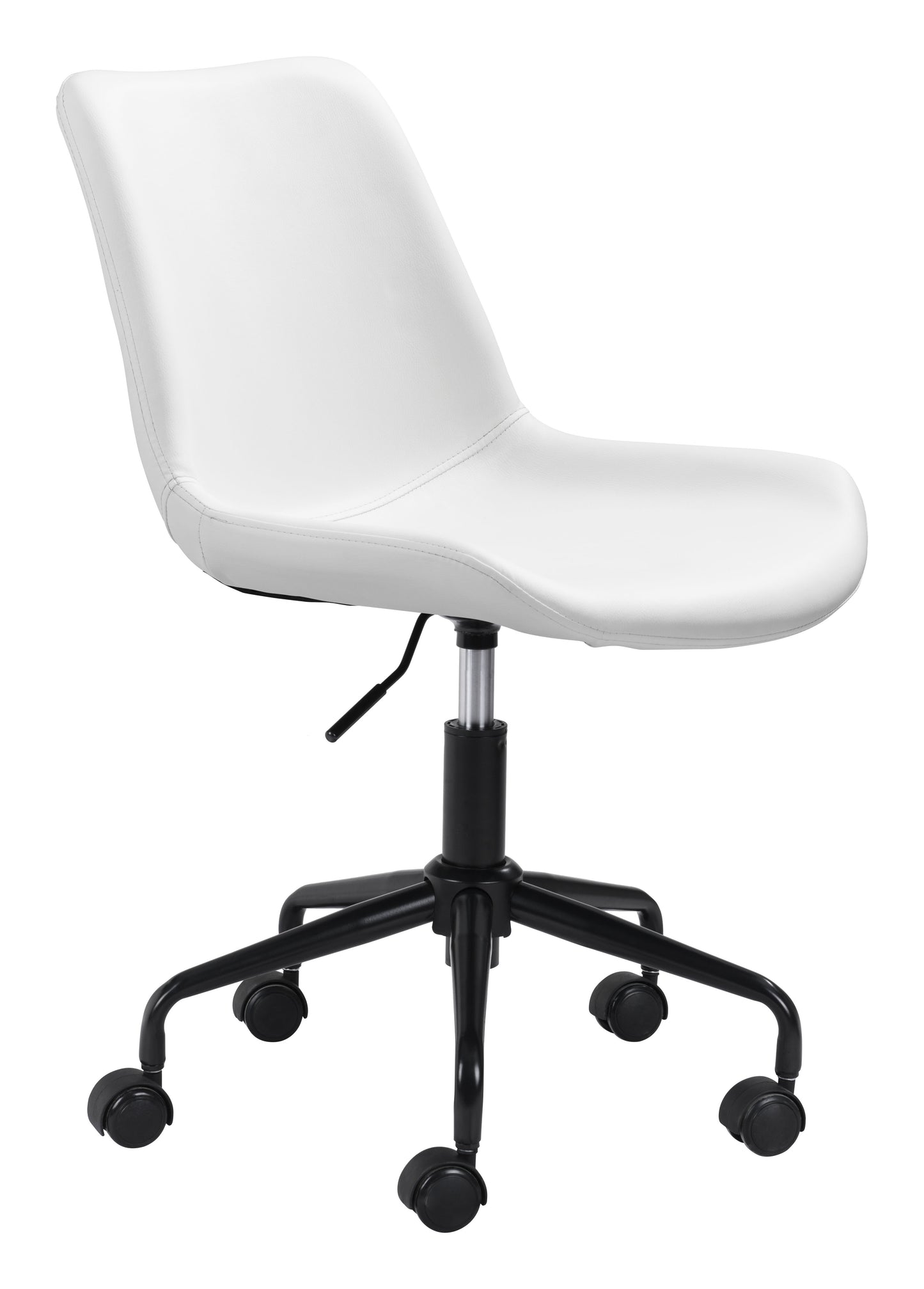Byron Office Chair White style shot 2
