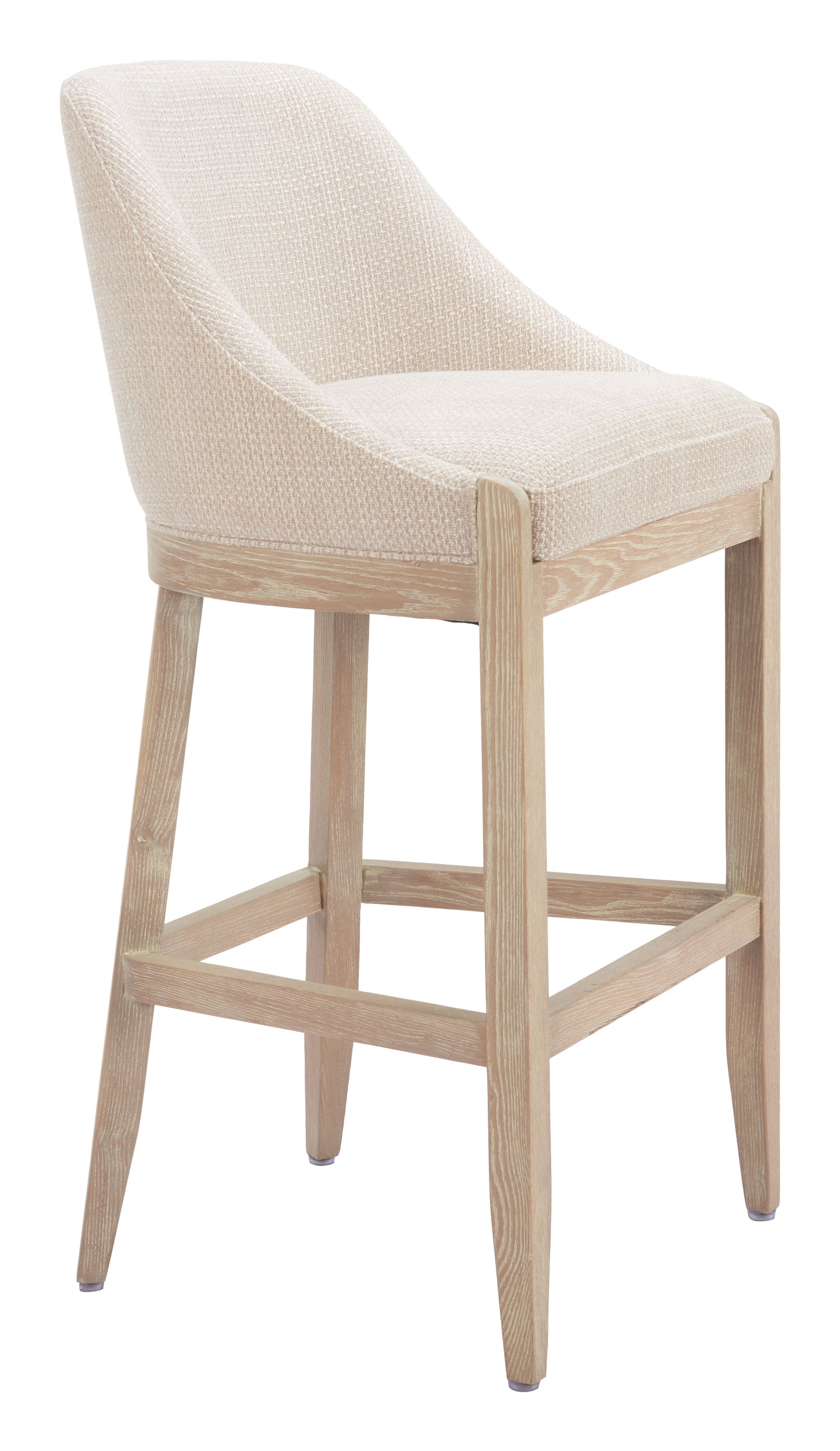 Calmo Barstool Beige style shot 2