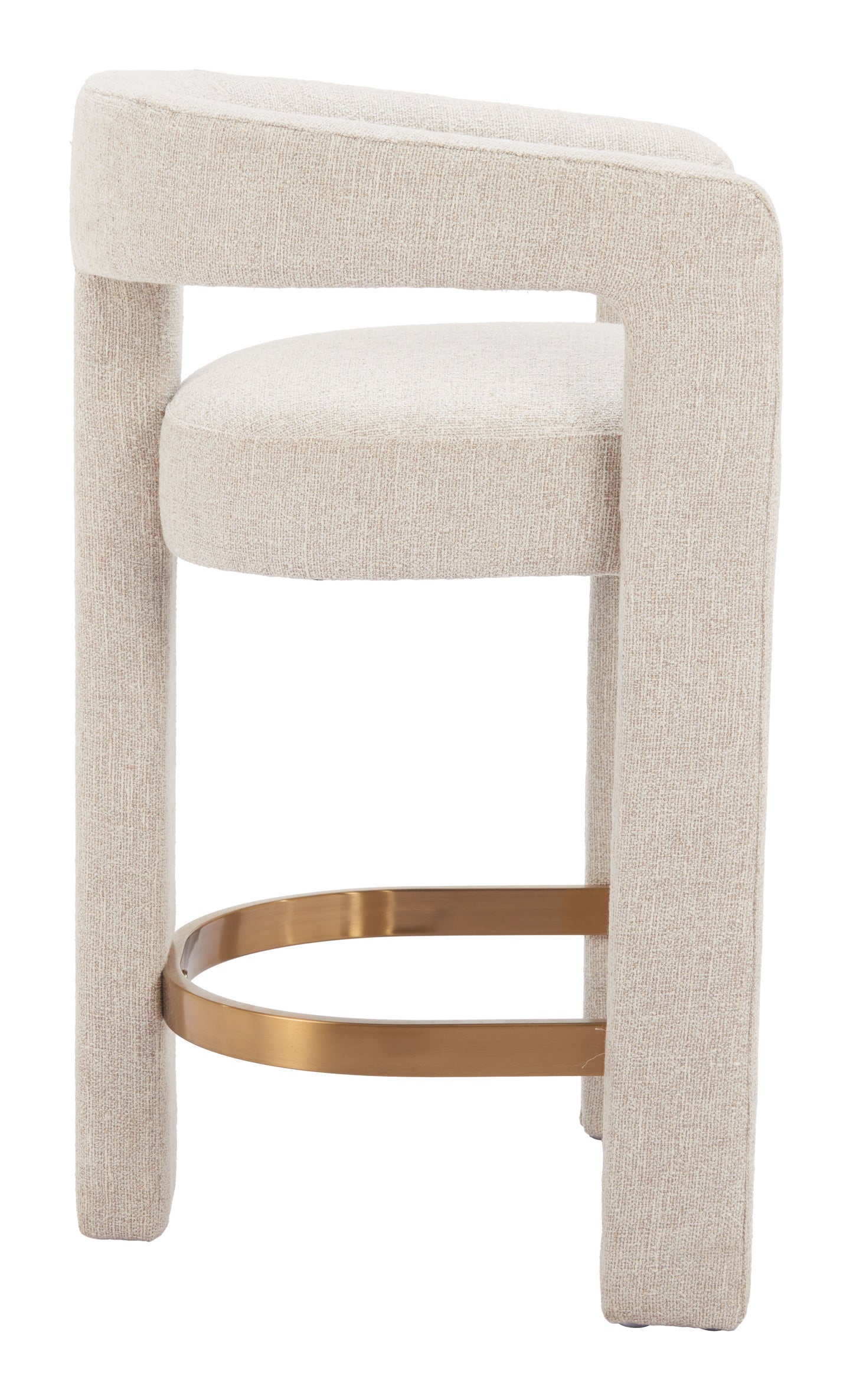 Saiko Counter Stool Beige style shot 2