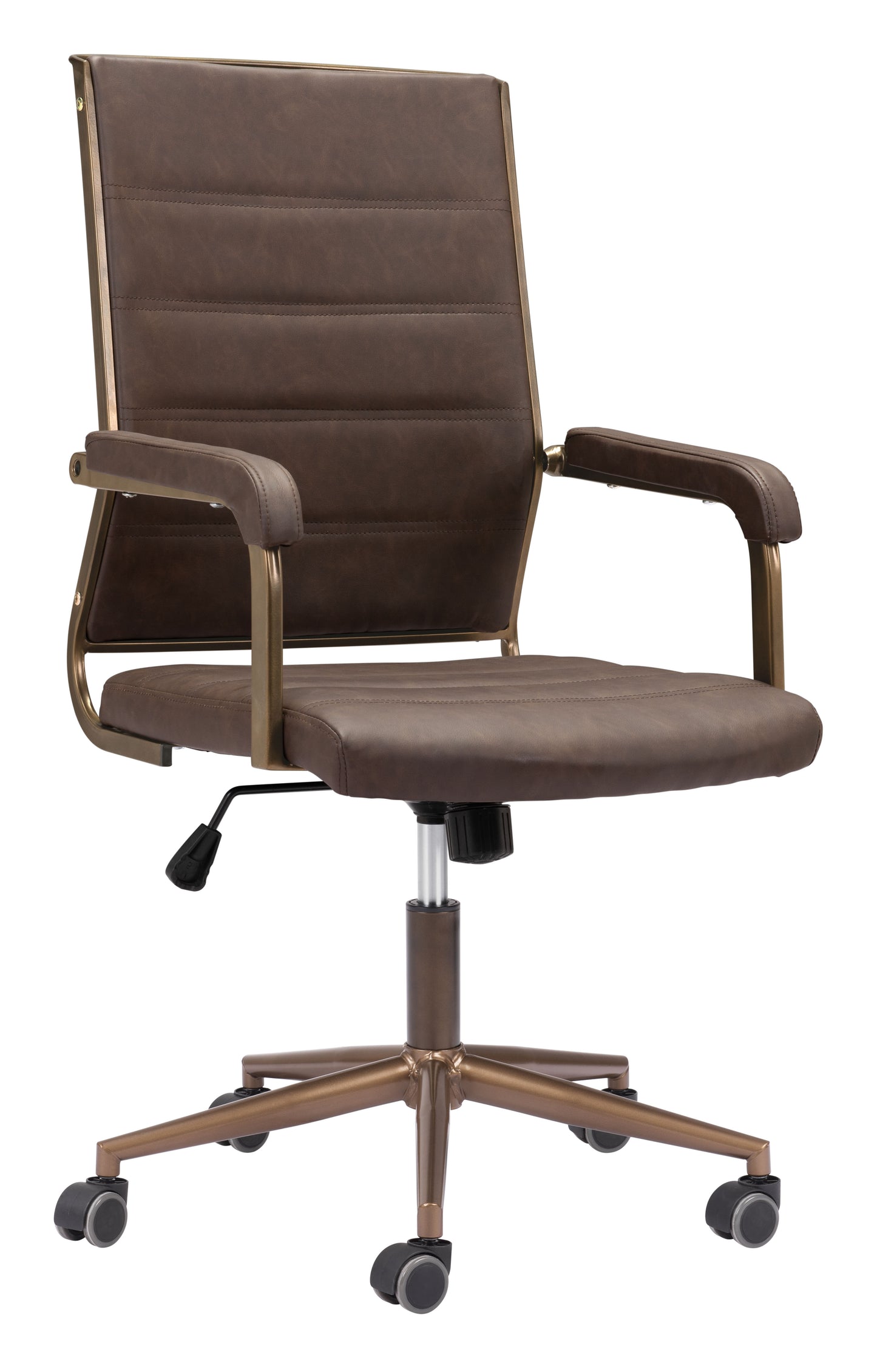 Auction Office Chair Espresso style shot 2