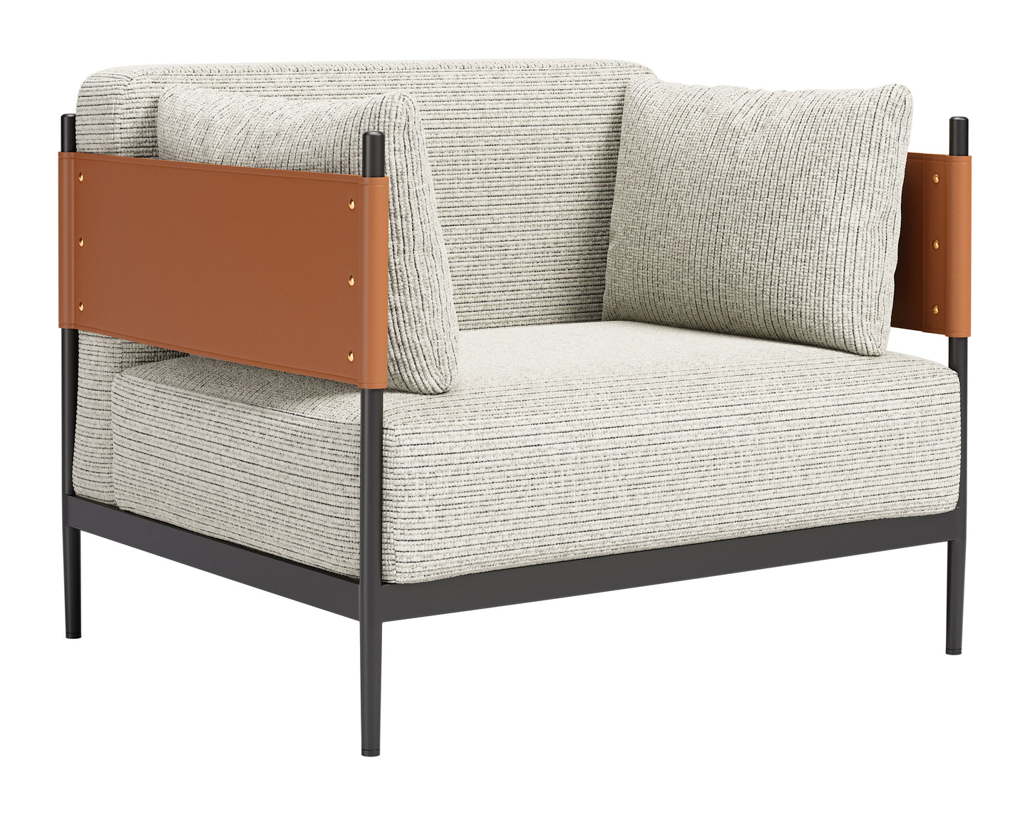 Stirbe Armchair Gray style shot 2