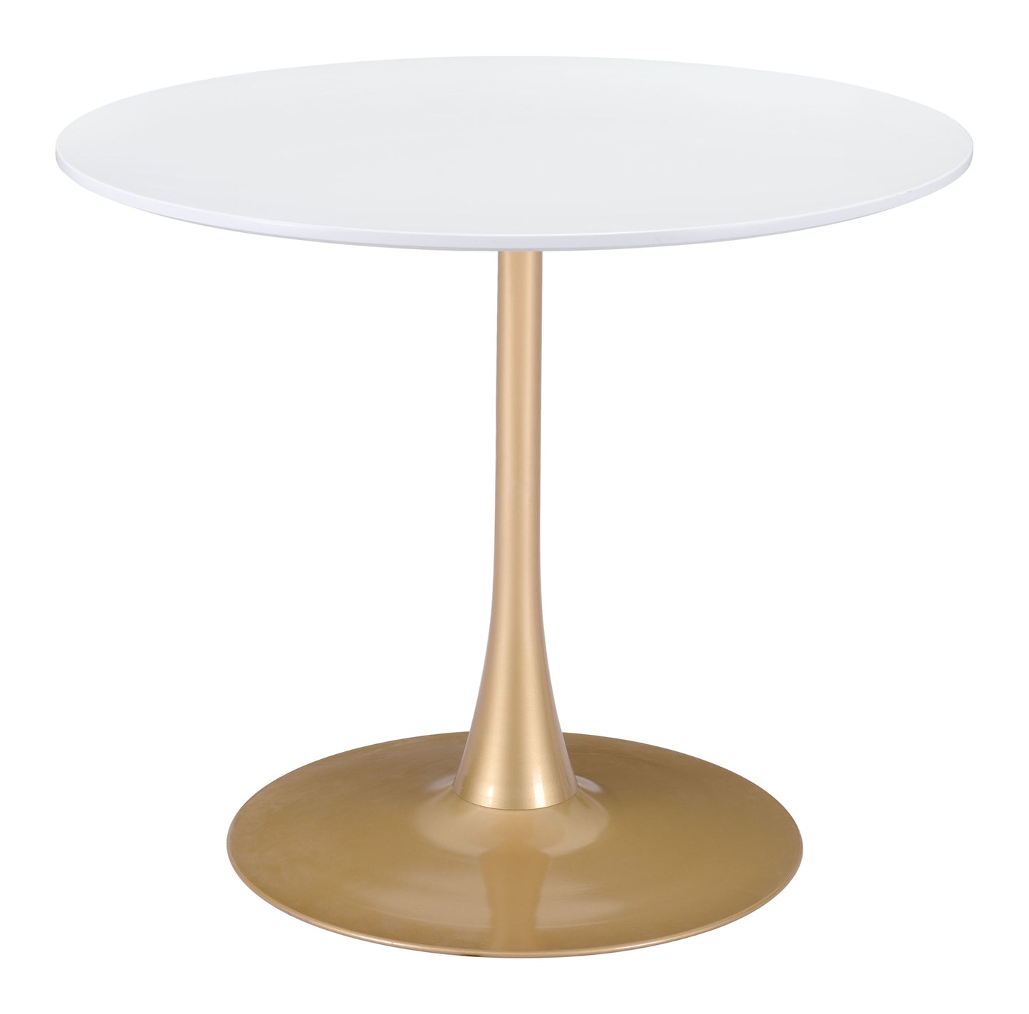 Opus Dining Table White & Gold style shot 2