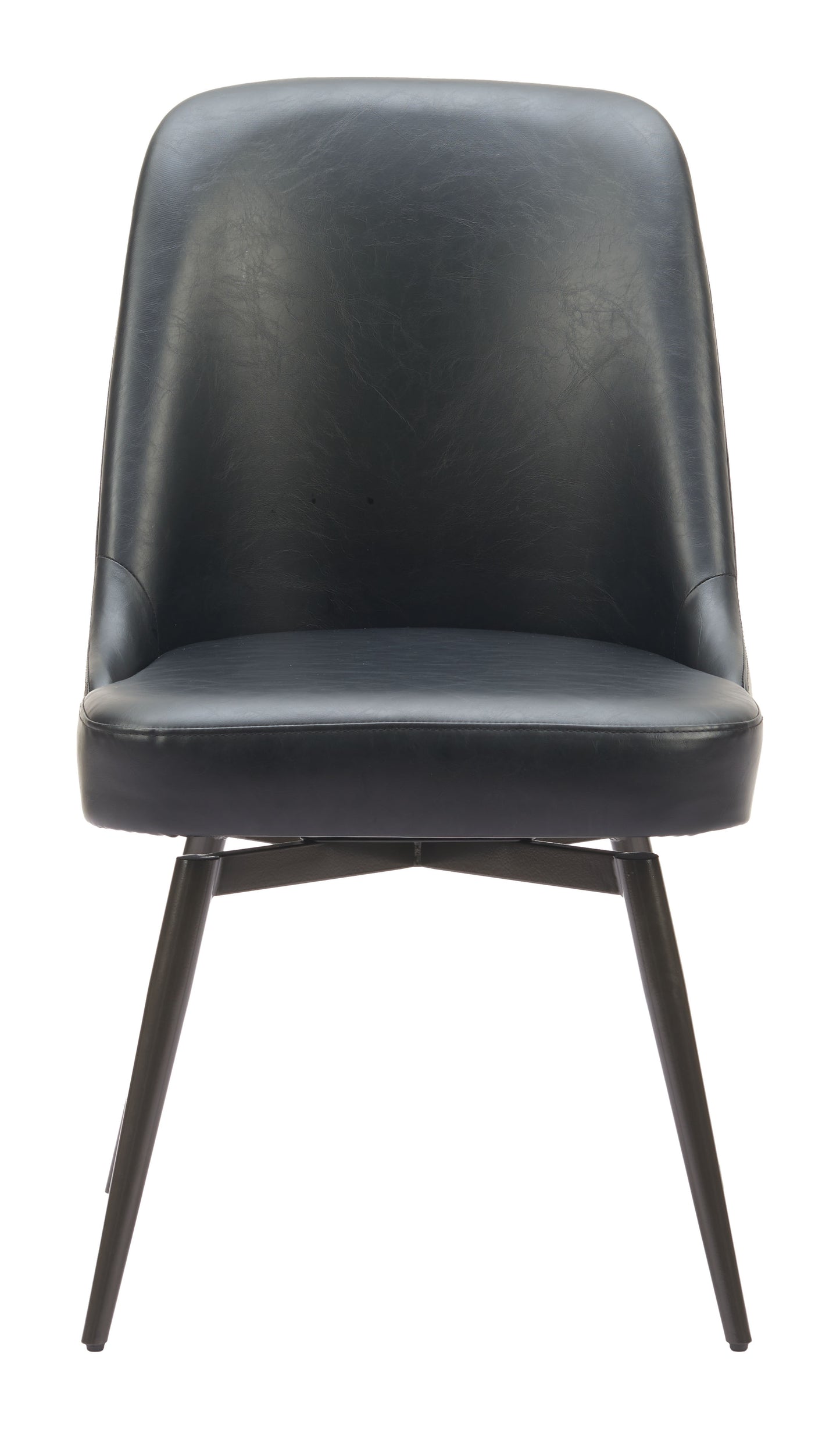 Keppel Swivel Dining Chair (Set of 2) Black style shot 2