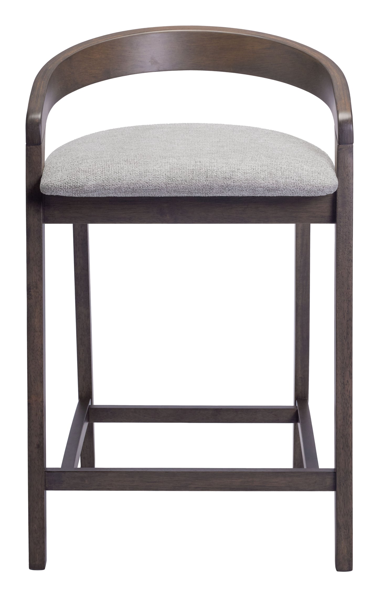 Troy Counter Stool (Set of 2) Dove Gray & Espresso style shot 2