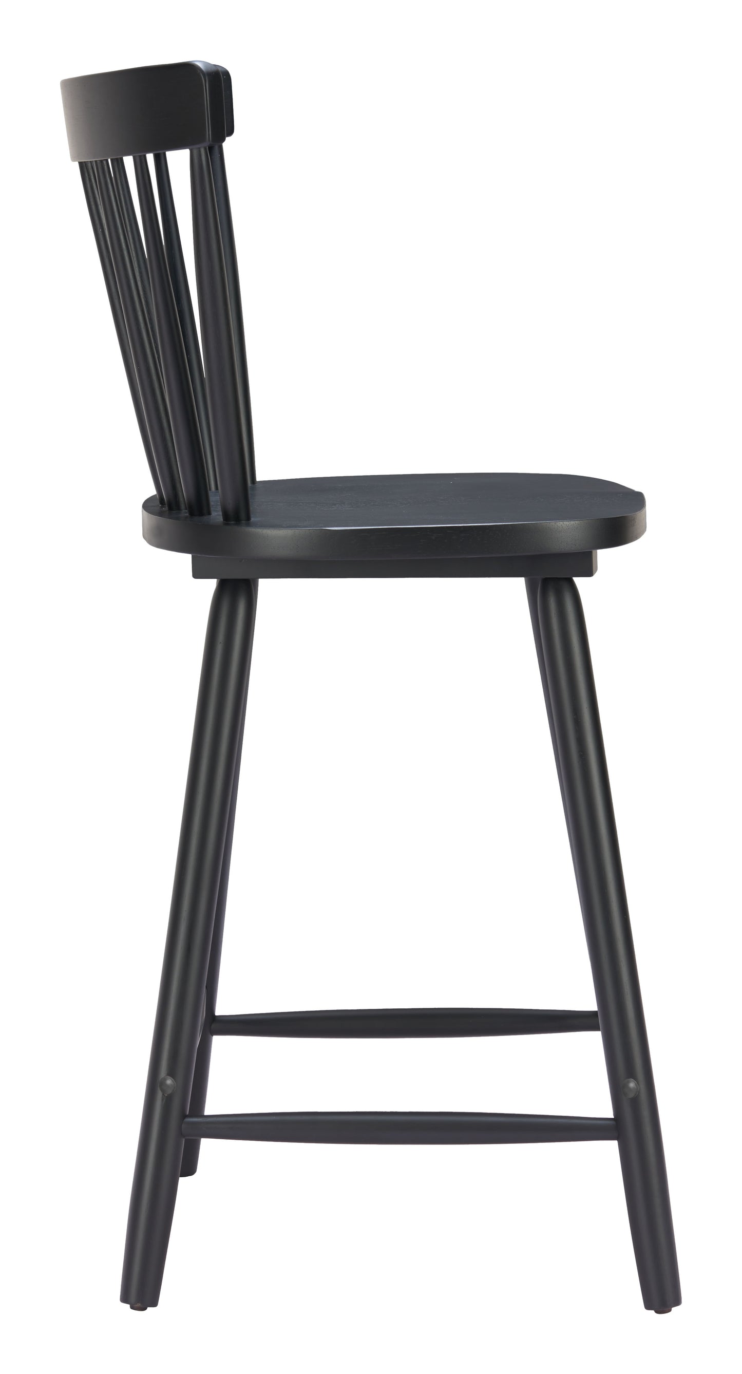 Tyce Counter Stool (Set of 2) Black style shot 2