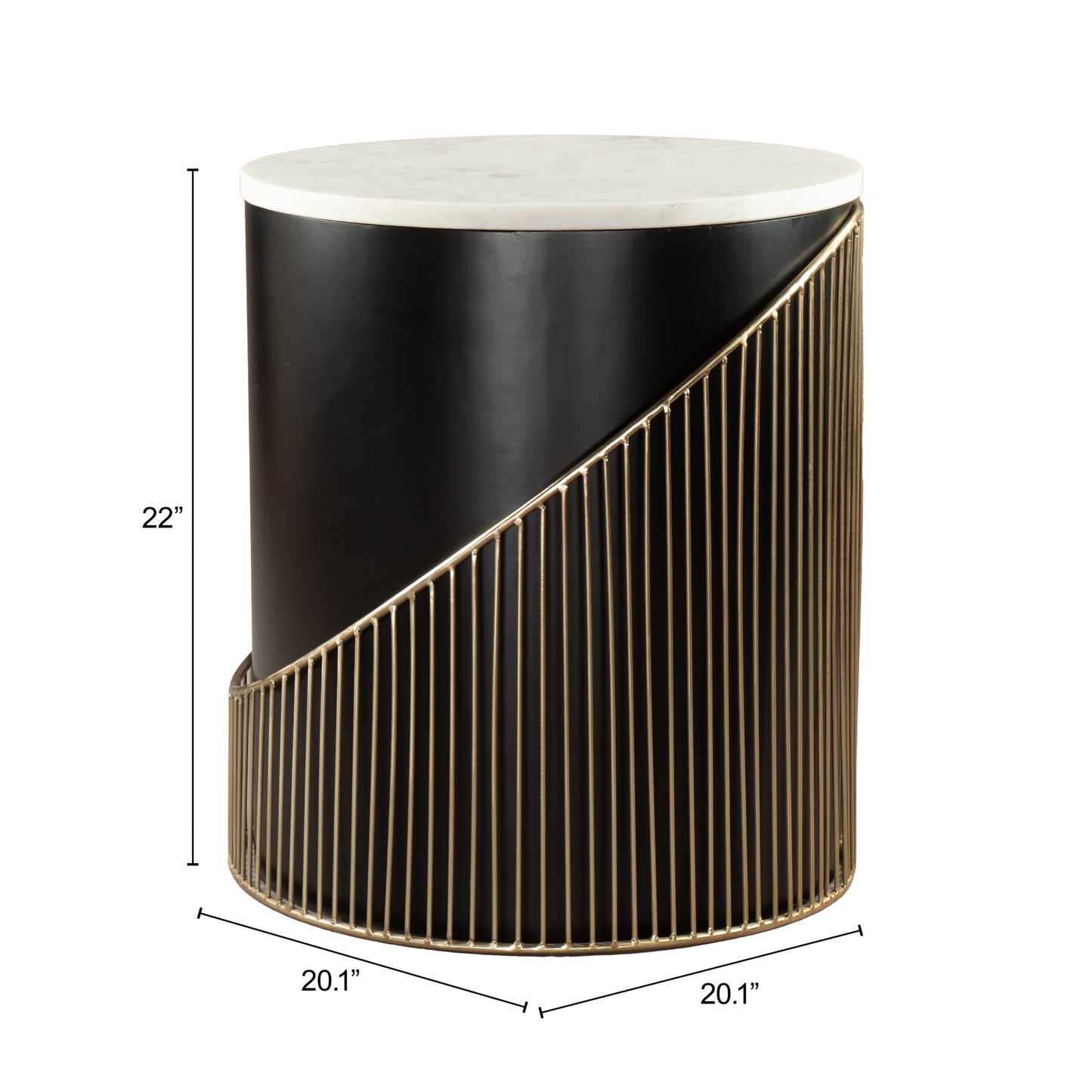 Tova Side Table Multicolor style shot 1