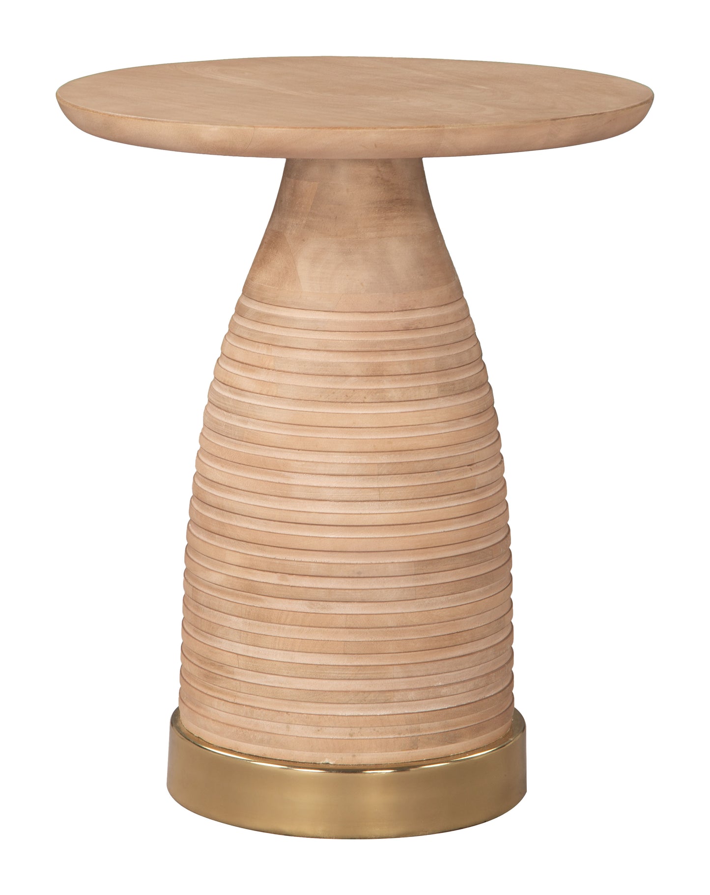 Radiant Side Table Natural style shot 2