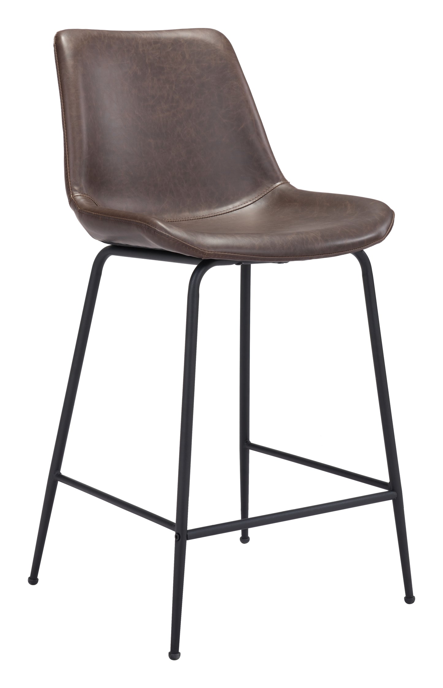 Byron Counter Stool Brown style shot 2