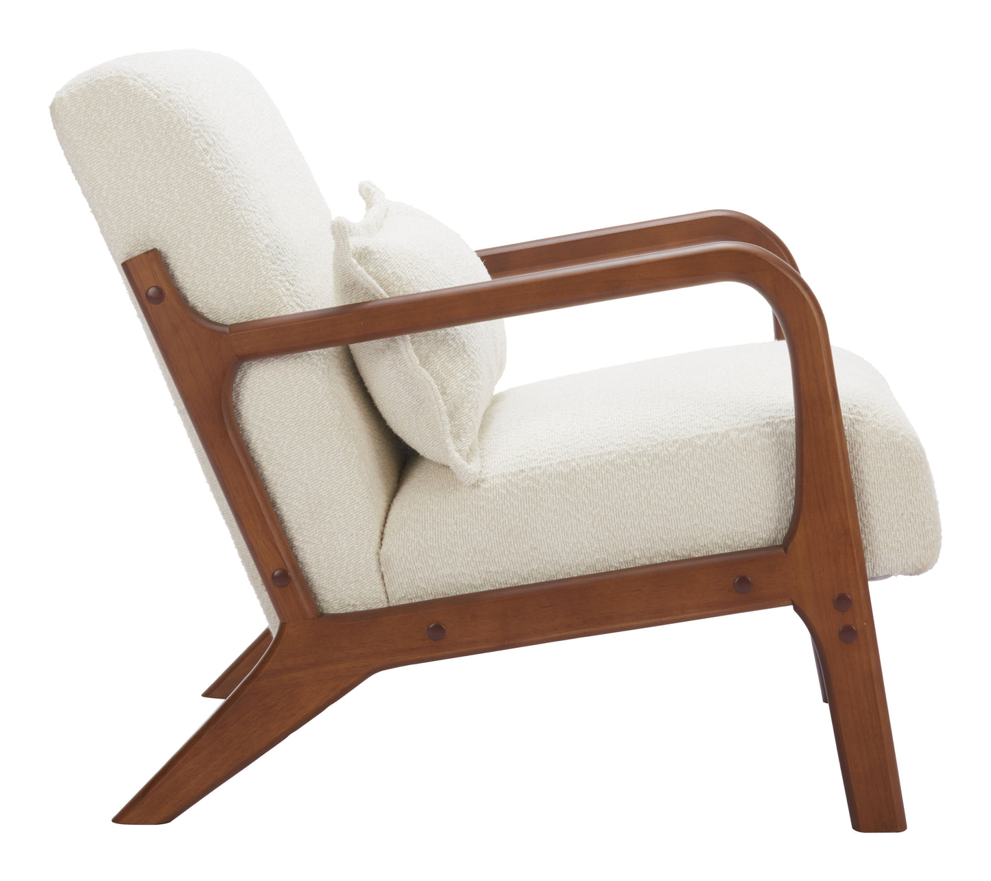 Macio Accent Chair Cream style shot 2