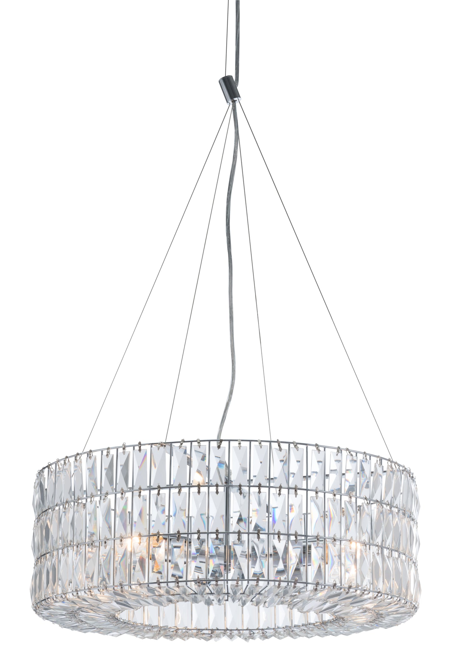 Jena Ceiling Lamp Chrome style shot 2