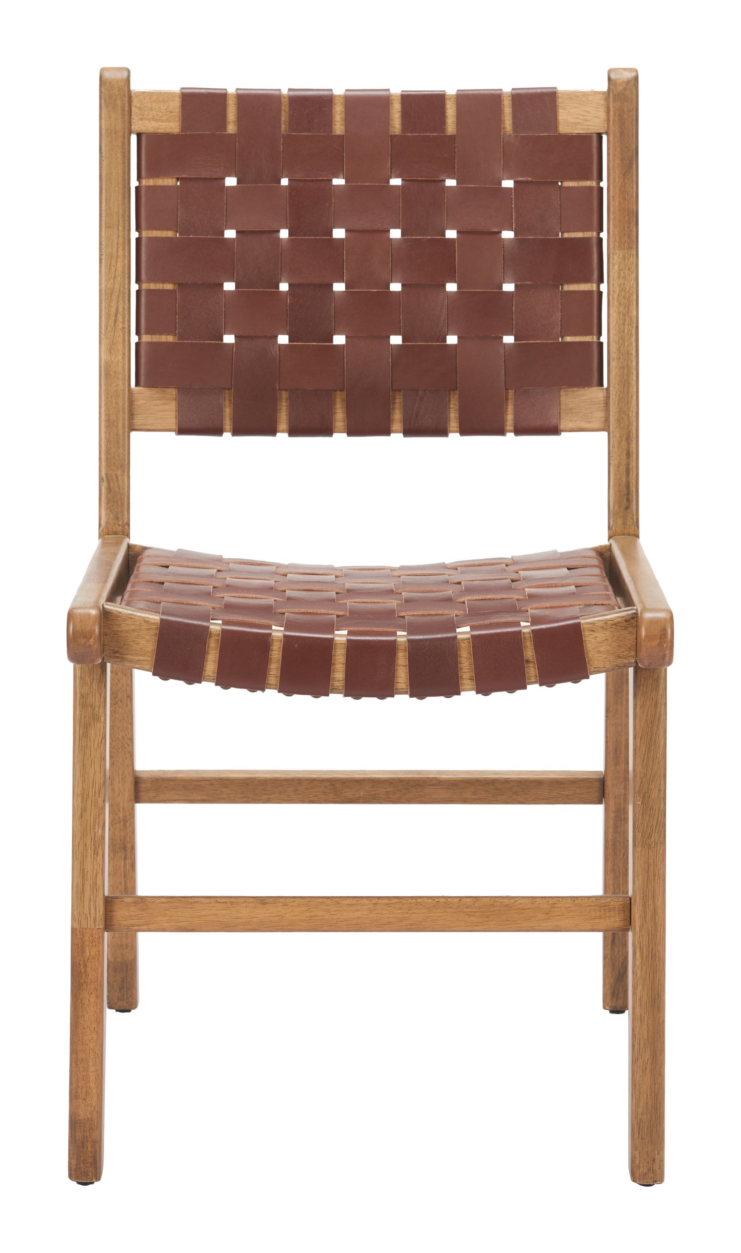 Feder Dining Chair (Set of 2) Brown style shot 2