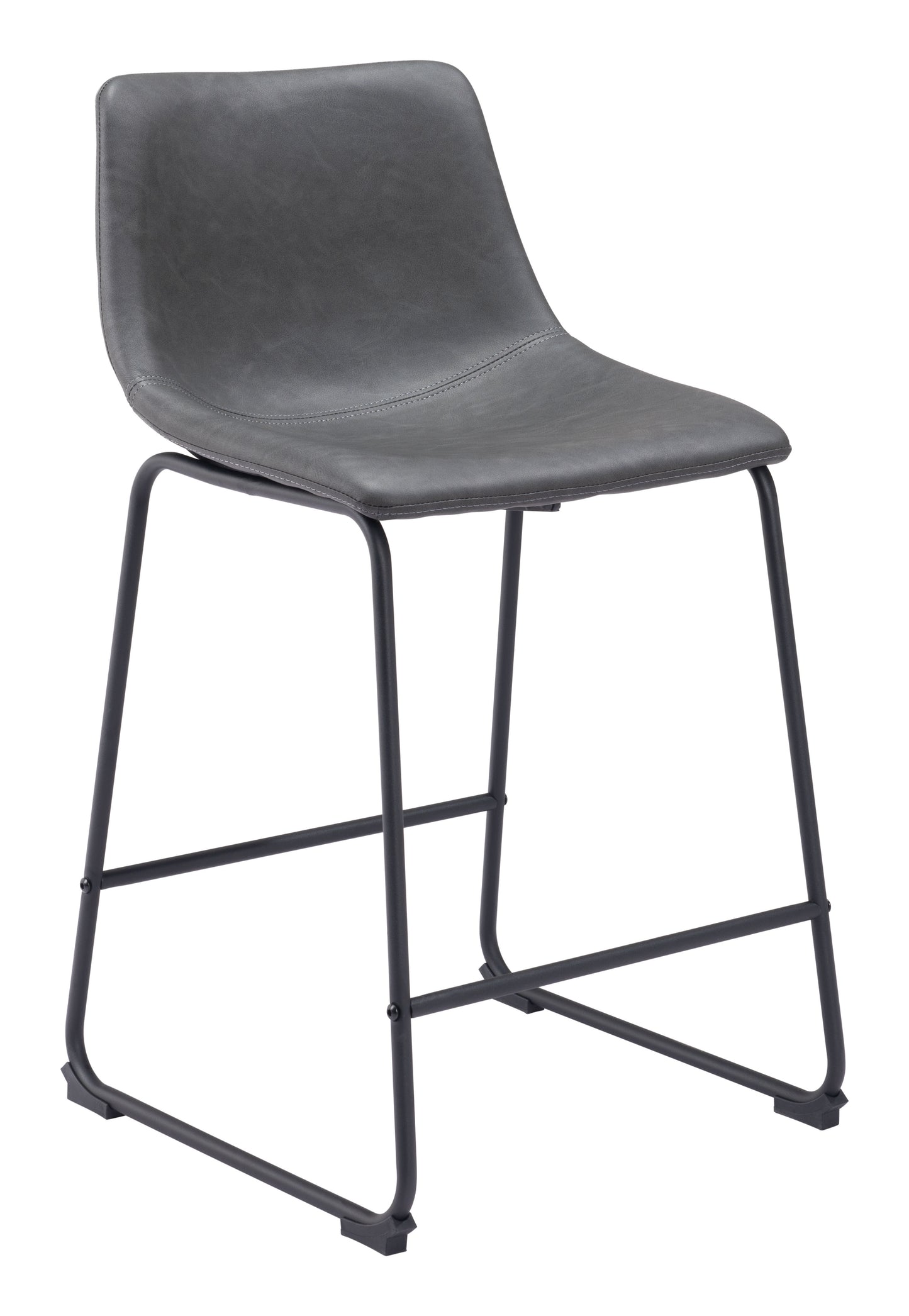 Smart Counter Stool (Set of 2) Charcoal style shot 2