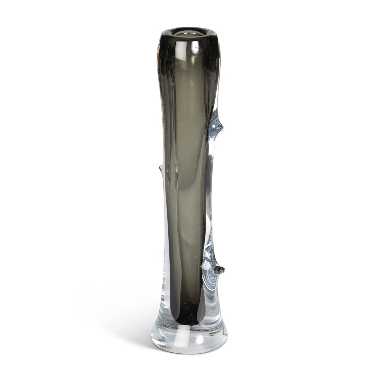 Willow Glass Branch Vase, Large, Charcoal style shot 2