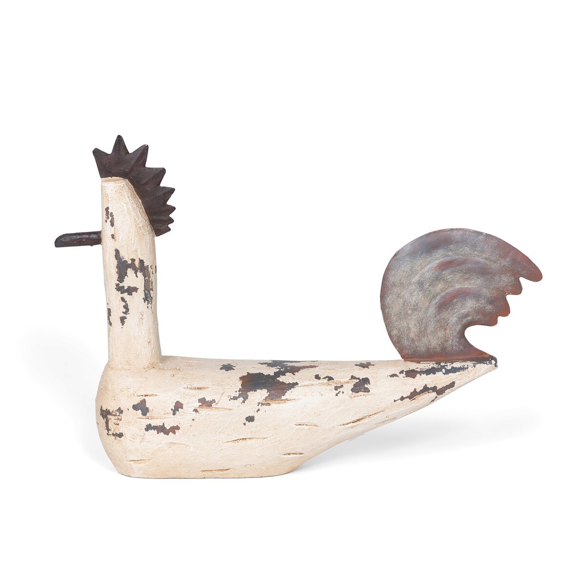Folk Art Sussex Bantam Chicken style shot 2