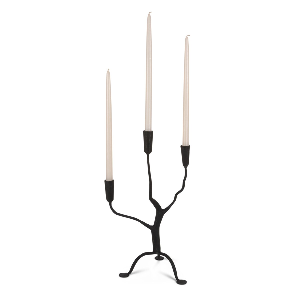 Iron Candelabra, 3 arm style shot 2