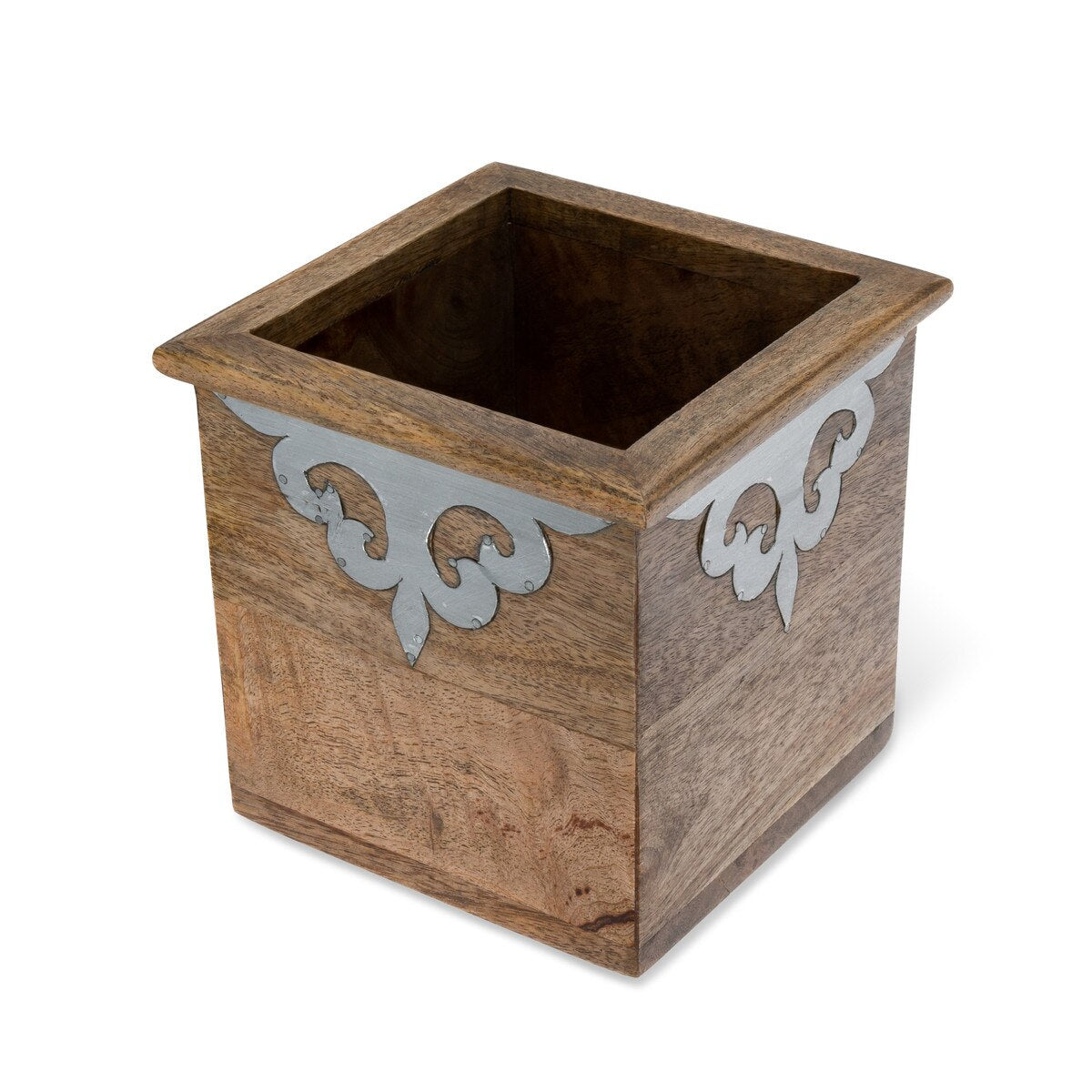 Heritage Inlay Wood Tissue Box style shot 2