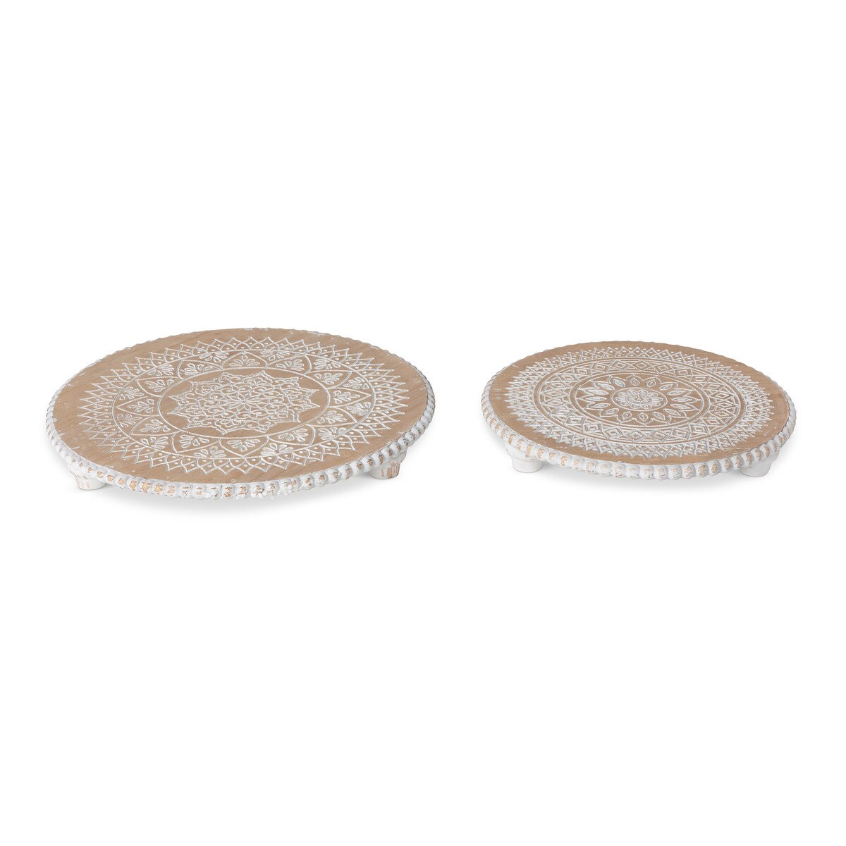 Dreamcatcher Pattern Wooden Chargers, Set of 2 style shot 2