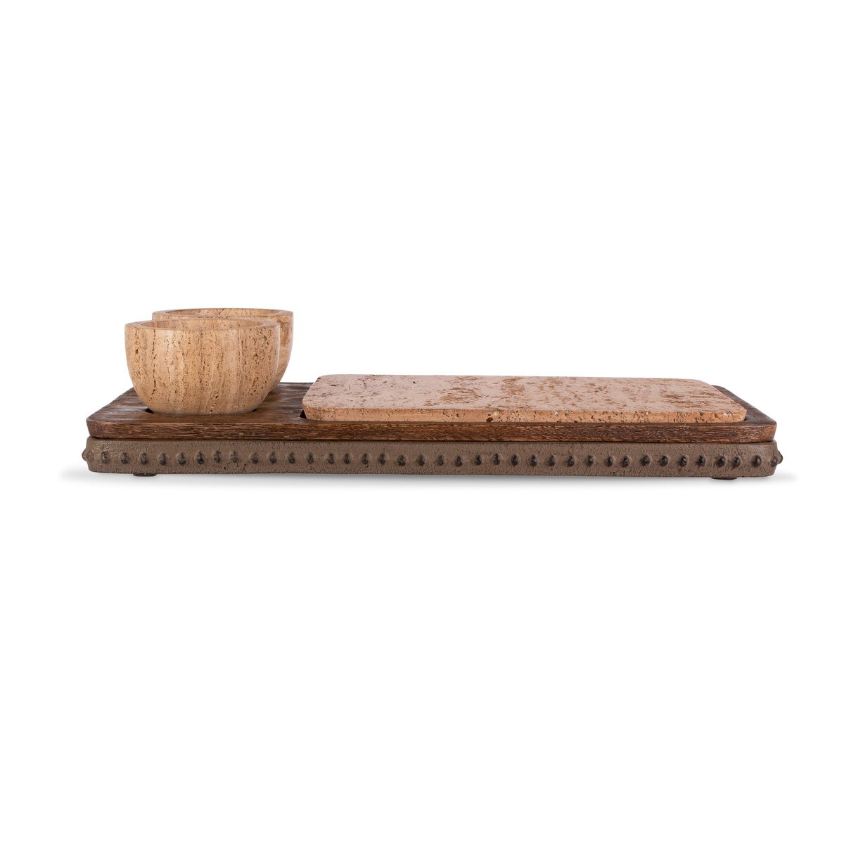 Wood and Marble Charcuterie Server style shot 2