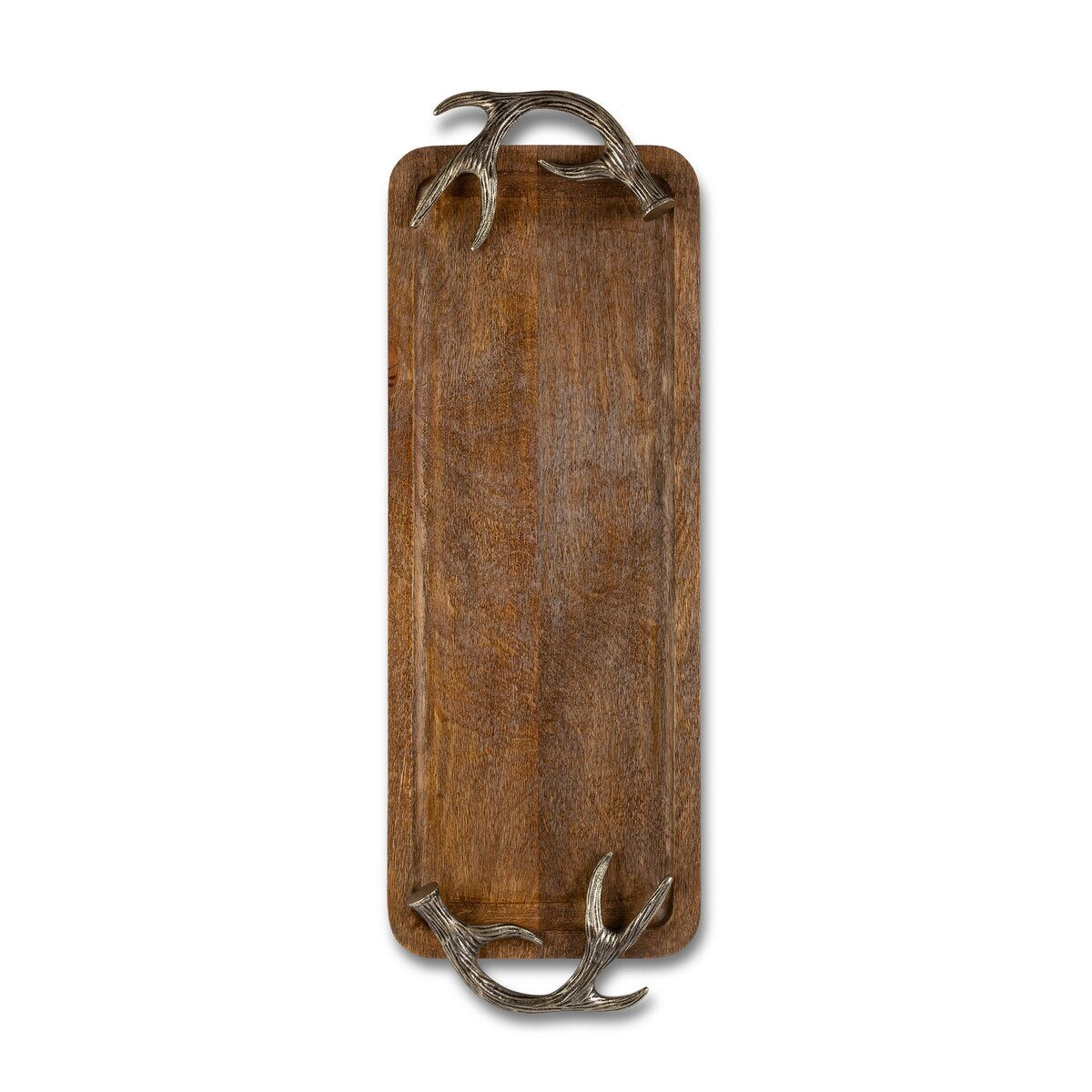Antler Mango Wood Tray, 26" X 10" style shot 2