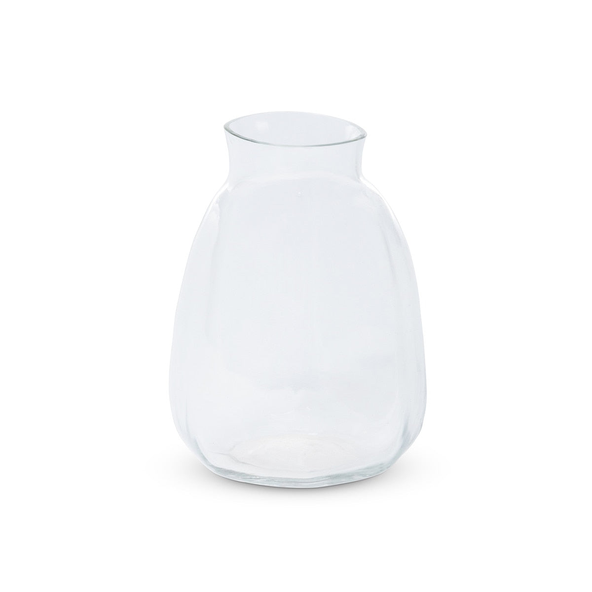 Clear Organic Garden Vase, Short style shot 1