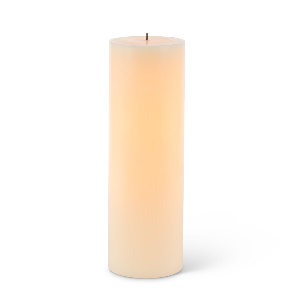 4"D x 12"H Outdoor Wax Candle with Real Wax Surface. style shot 1