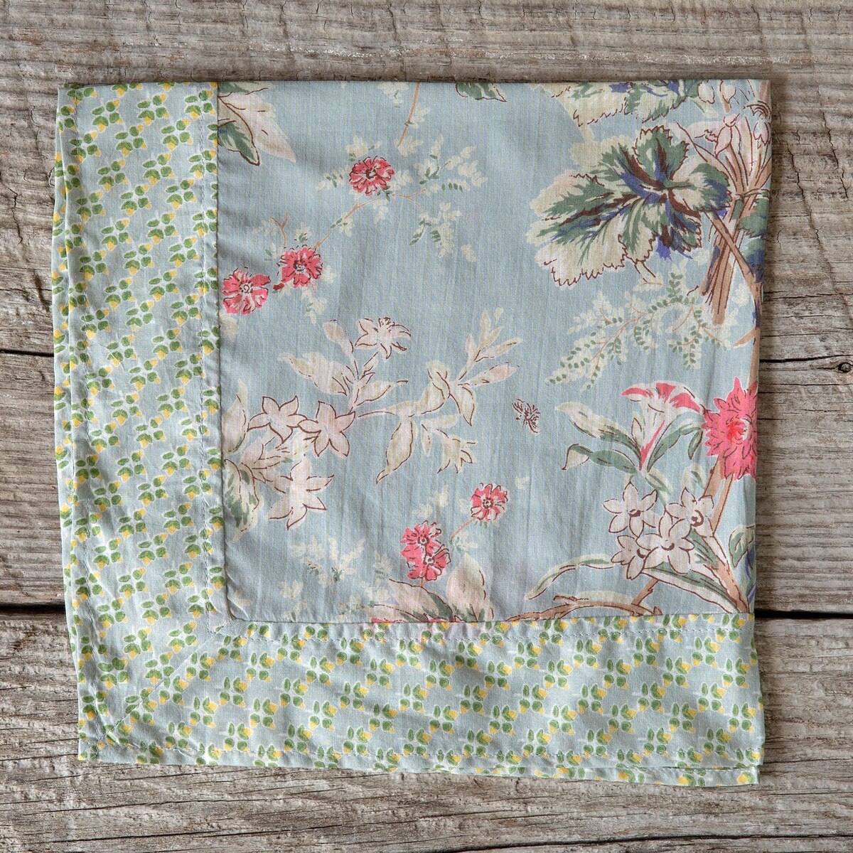 Cotton Voile Napkin, Corsica Sky style shot 2