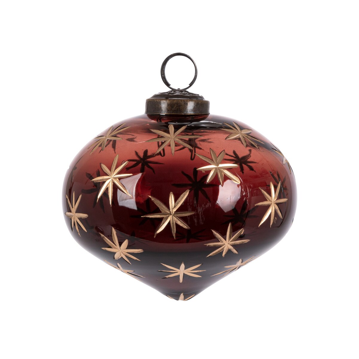 Cocoa Etched Ornament, Set of 2 style shot 2