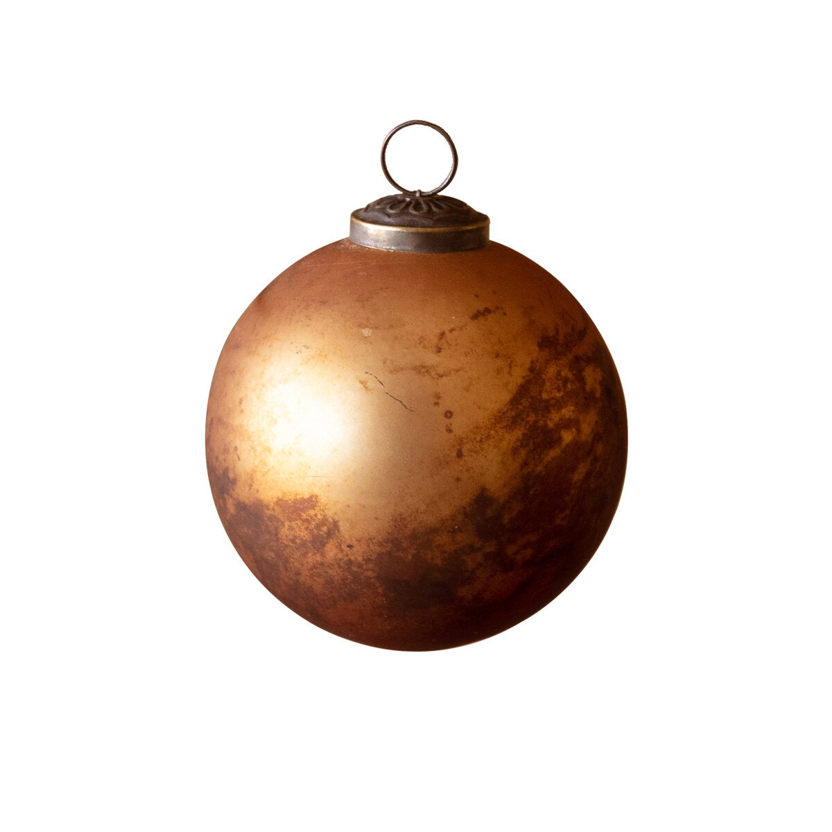 Pomegranate Mercury Glass Ball Ornament, Medium