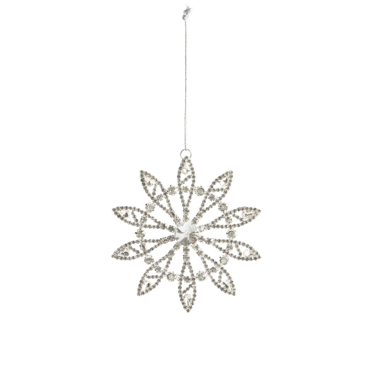 Rhinestone Snowflake Ornament style shot 1