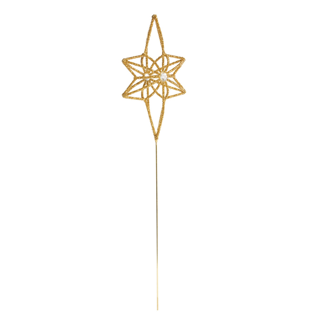 Glass Beaded Dimensional Tree Topper style shot 2