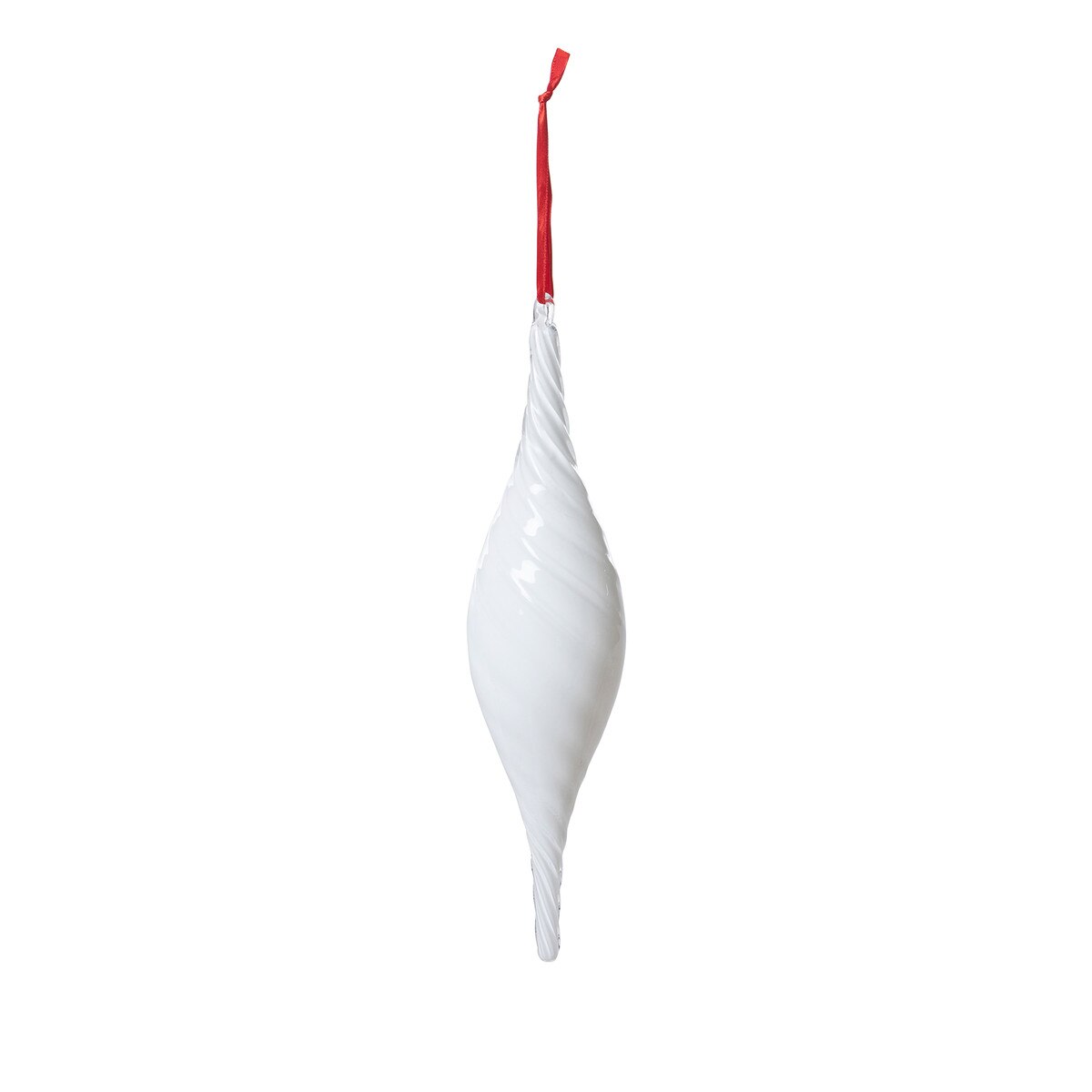 Milky Way Swirl Glass Finial Drop Ornament, 10.25 in. style shot 1