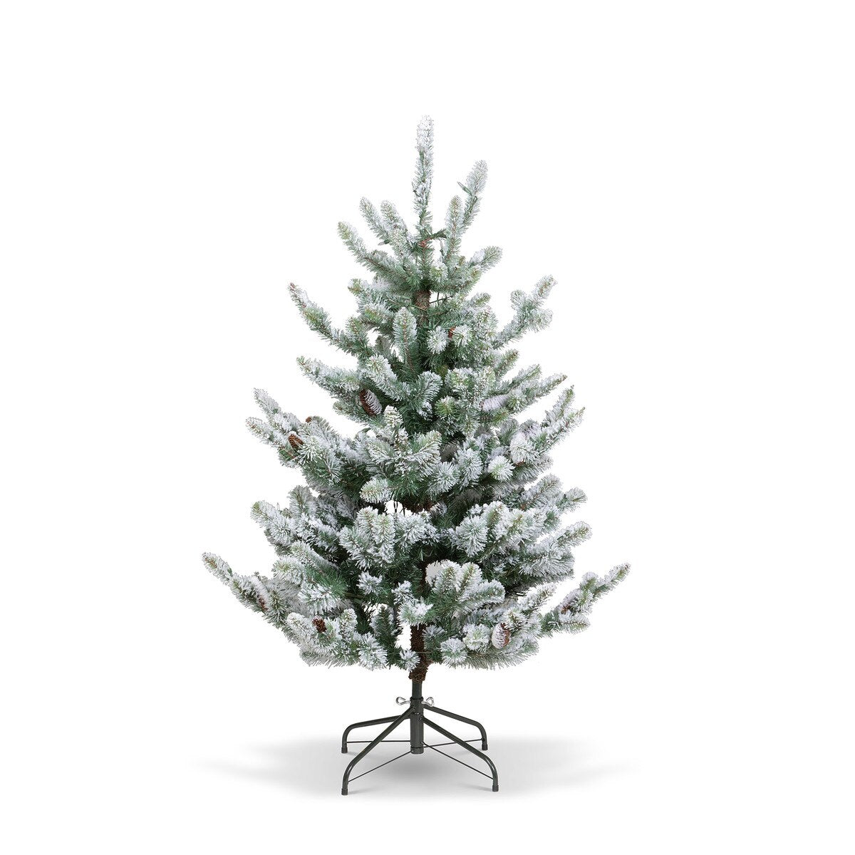 Park Hill Flocked Blue Spruce Tree, 4.5' style shot 2