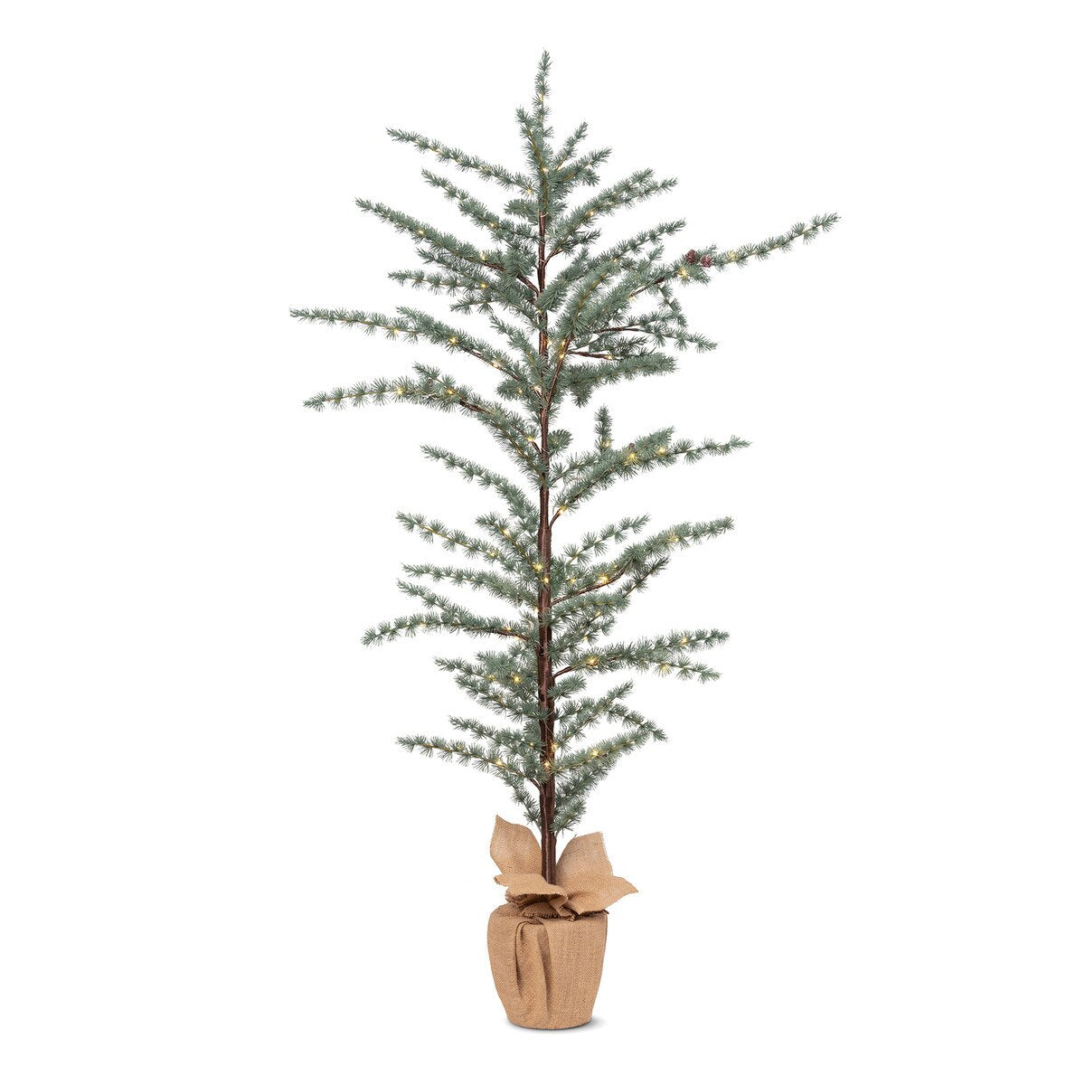Weeping Deodar Cedar Tree with Micro Lights, 60" style shot 2
