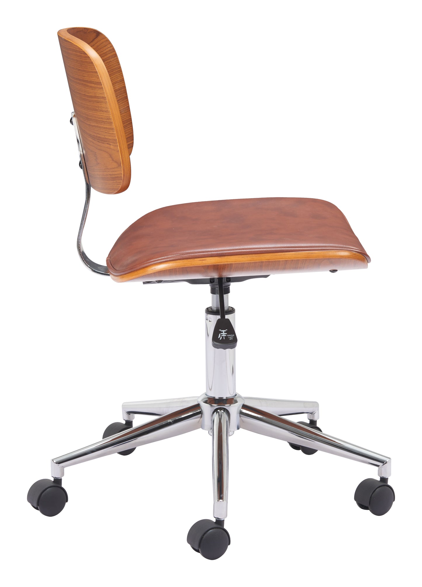 Duravel Office Chair Brown style shot 2