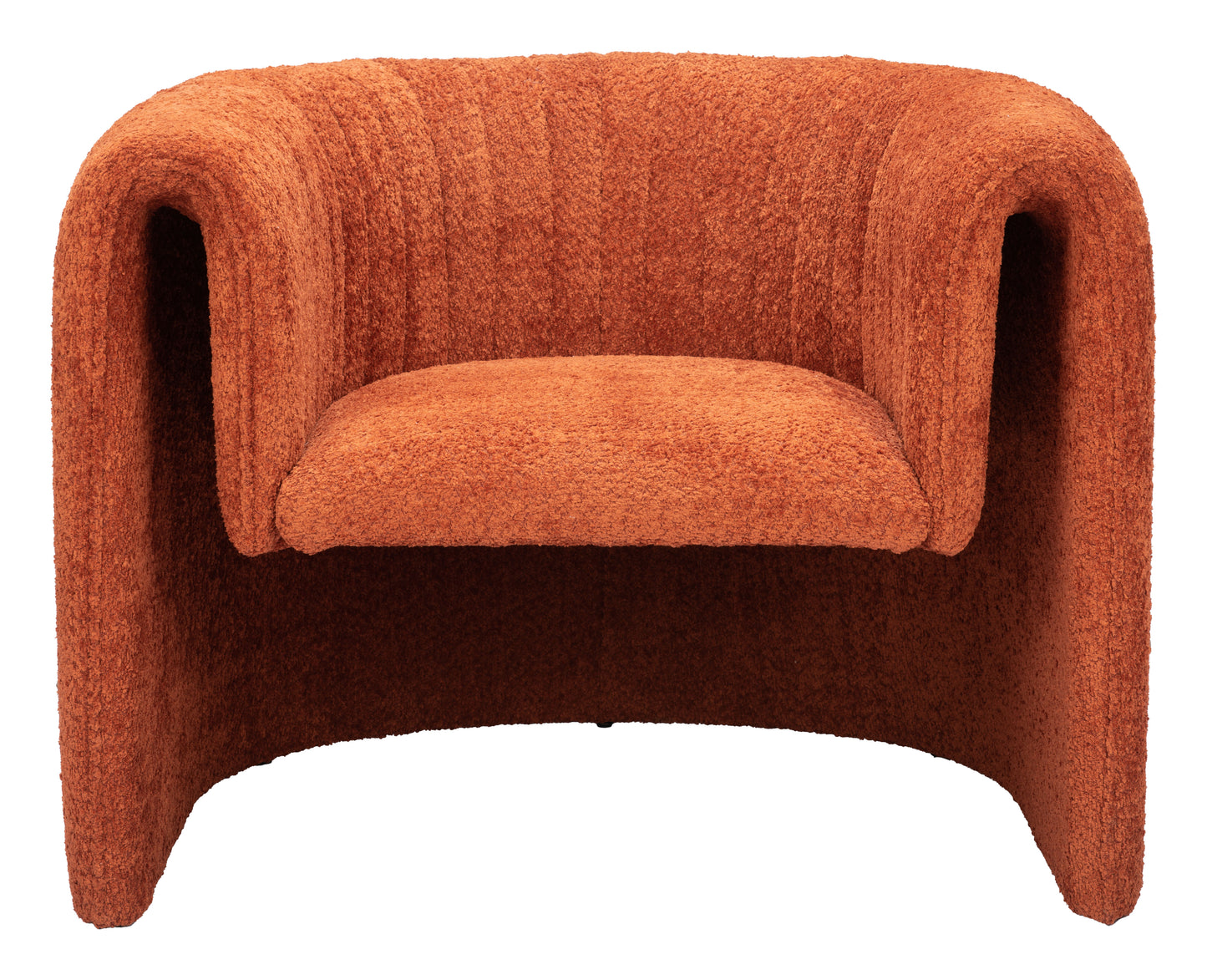 Viana Accent Chair Burnt Orange style shot 2