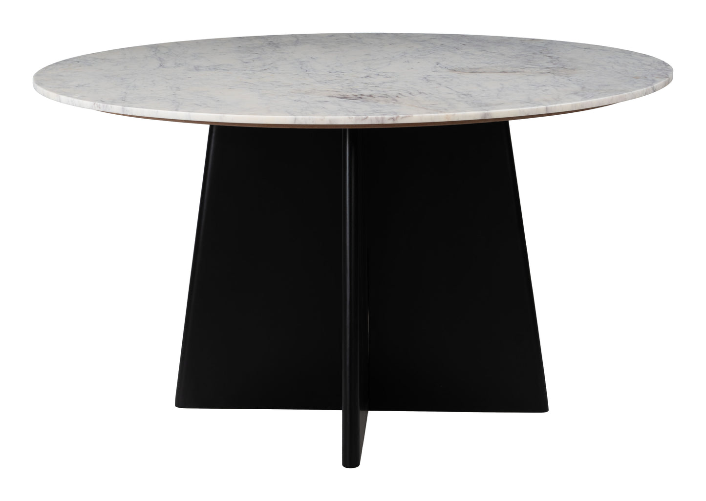 Strela Dining Table White & Black style shot 2
