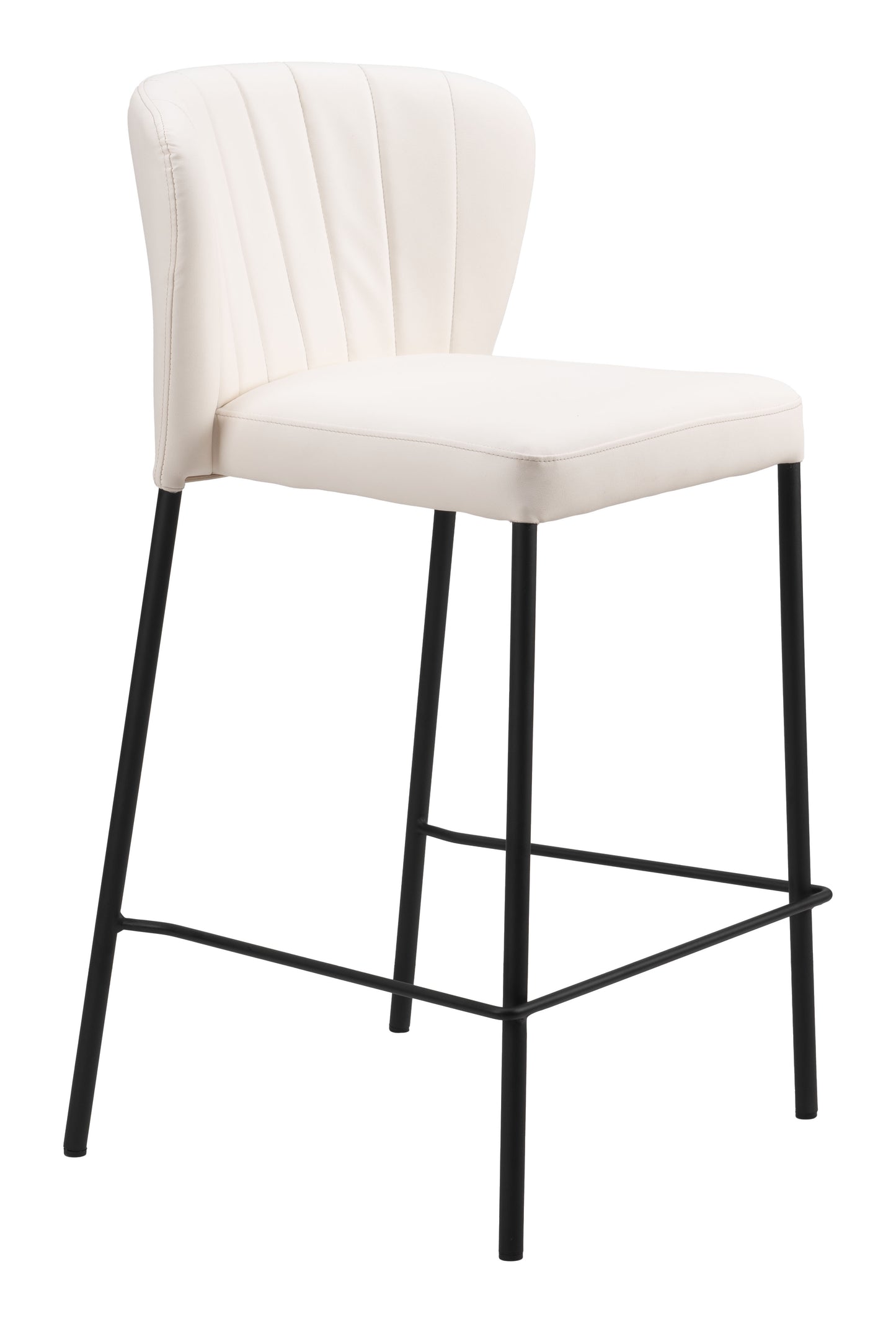 Linz Counter Stool (Set of 2) Cream style shot 2