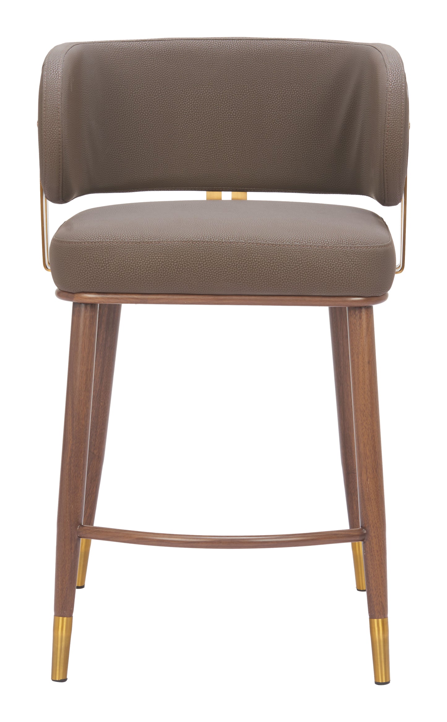 Brew Counter Stool Brown & Walnut style shot 2