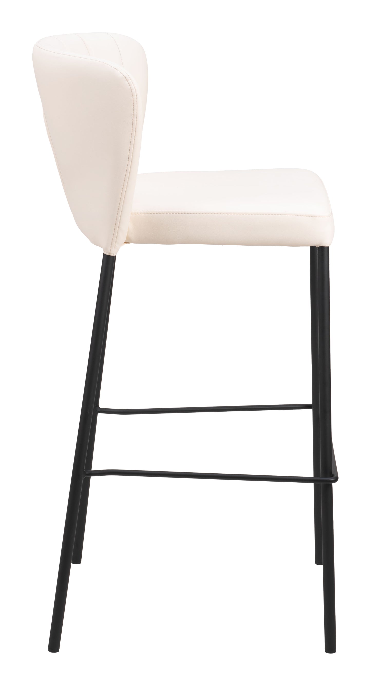 Linz Barstool (Set of 2) Cream style shot 2