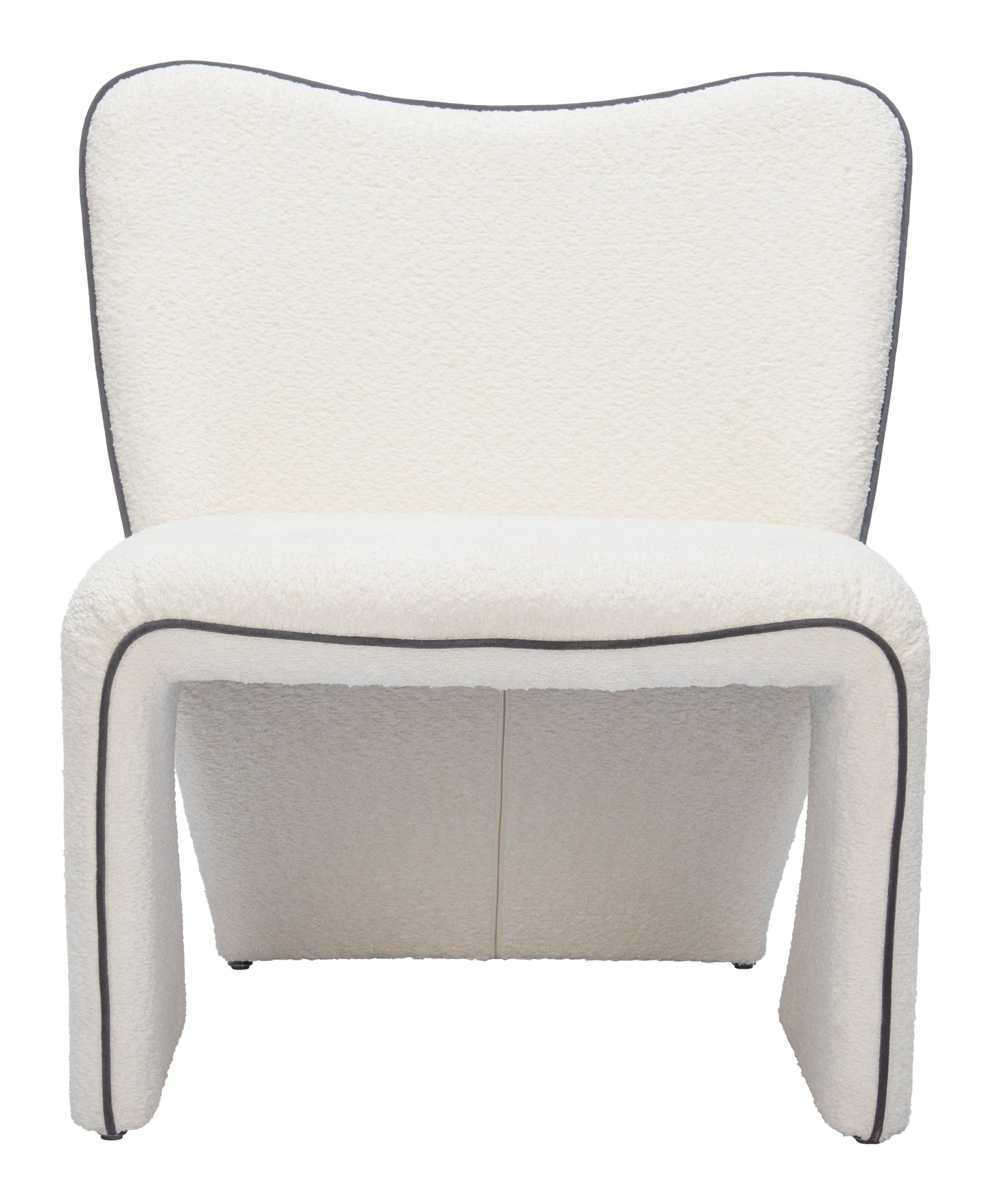 Novo Accent Chair Ivory style shot 2