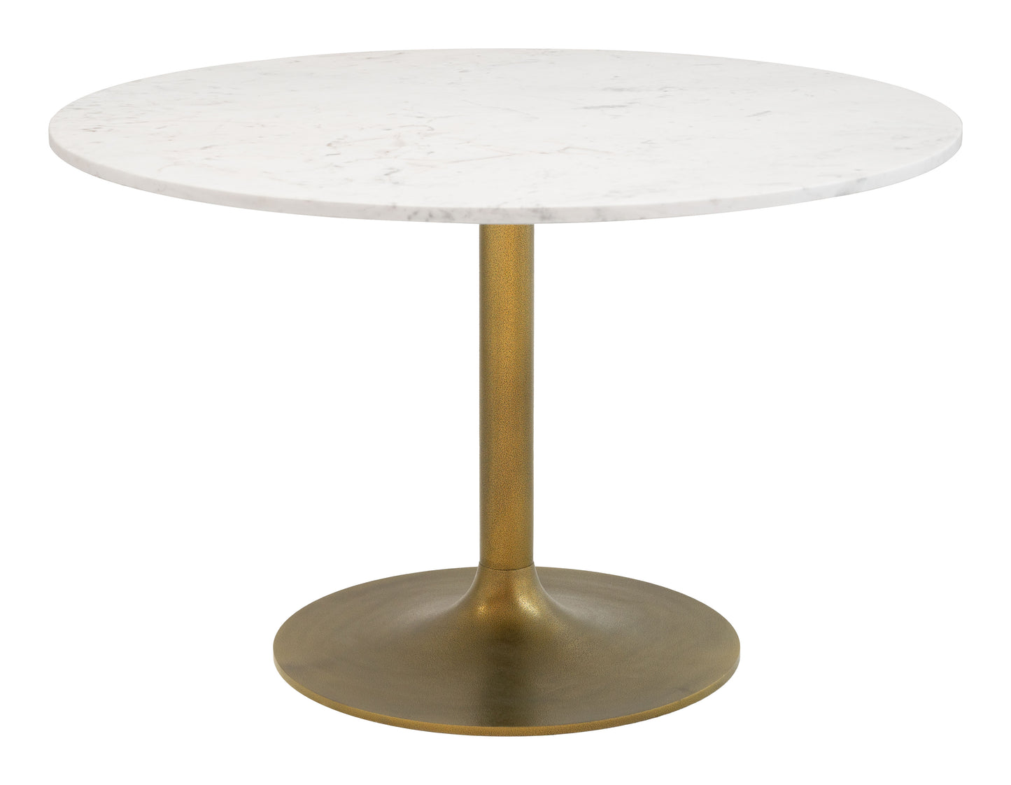 Ithaca Dining Table White & Gold style shot 2