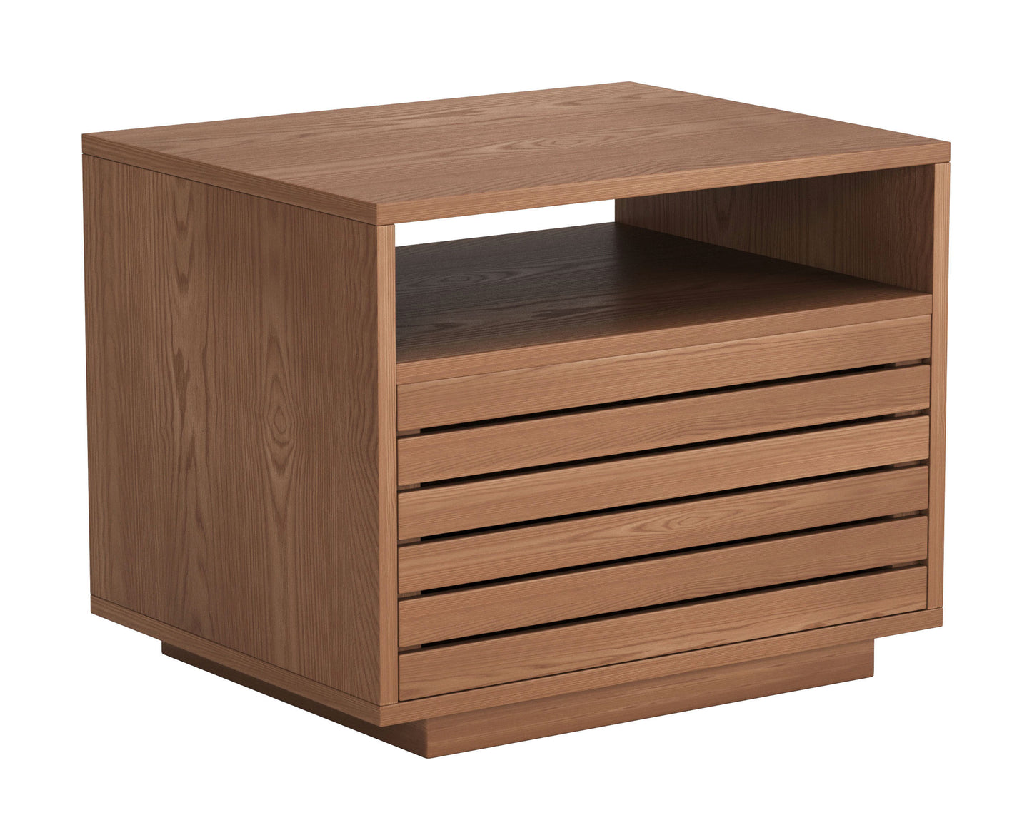 Slit Nightstand Walnut style shot 2