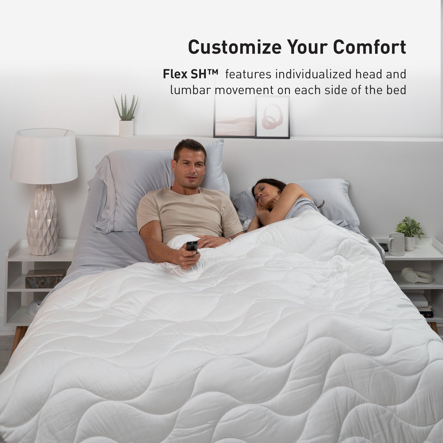 Flex Split Head Adjustable Base