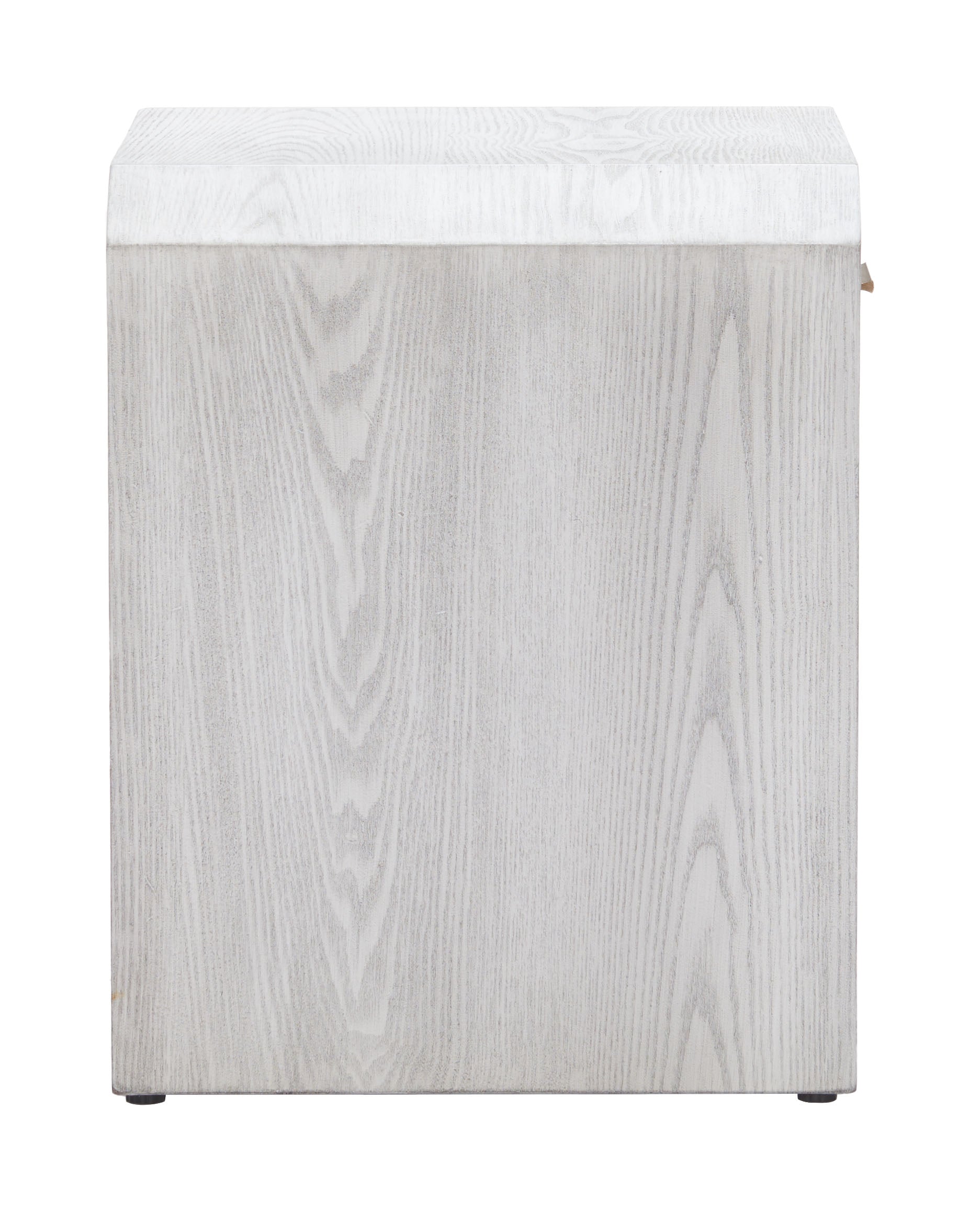 Yume Side Table Oak White style shot 1