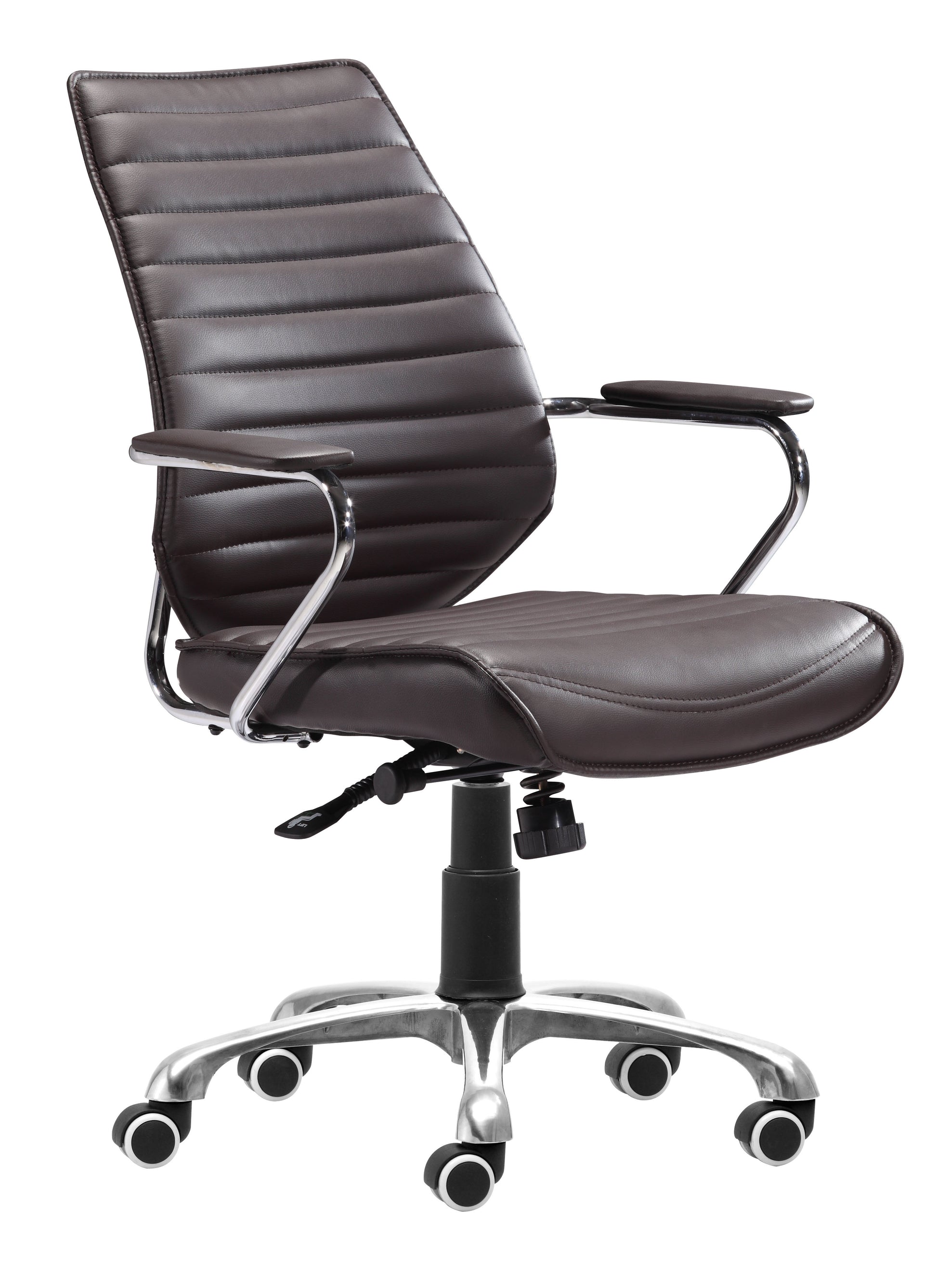 Enterprise Low Back Office Chair Espresso style shot 1