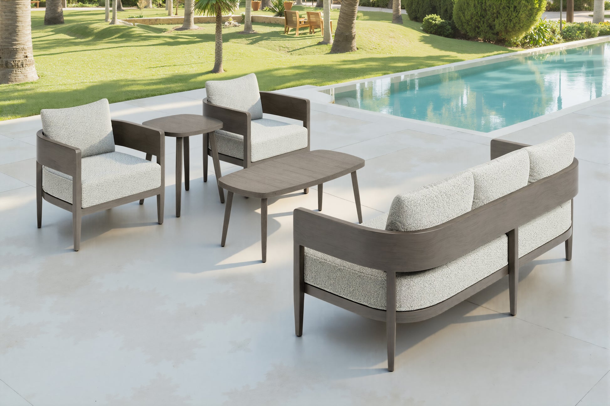 Foret Armchair Beige style shot 2