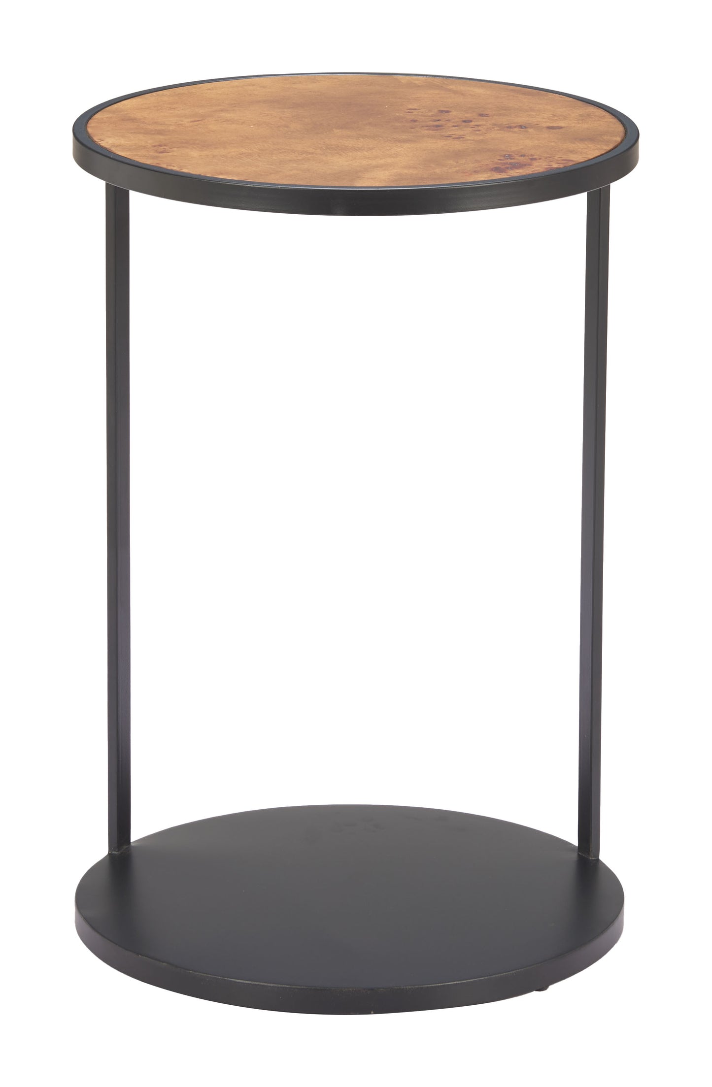 Nodo Side Table Brown & Black style shot 2