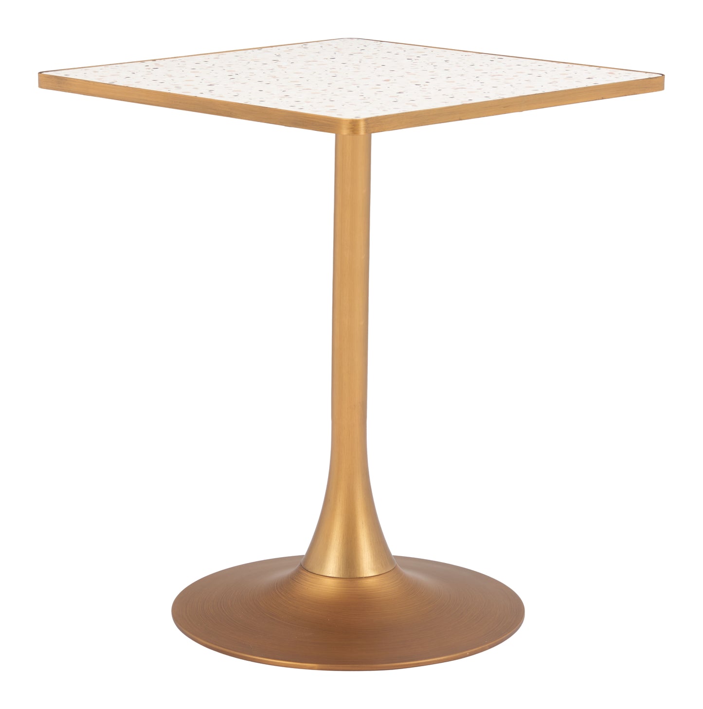 Spot Bistro Table Beige & Gold style shot 2
