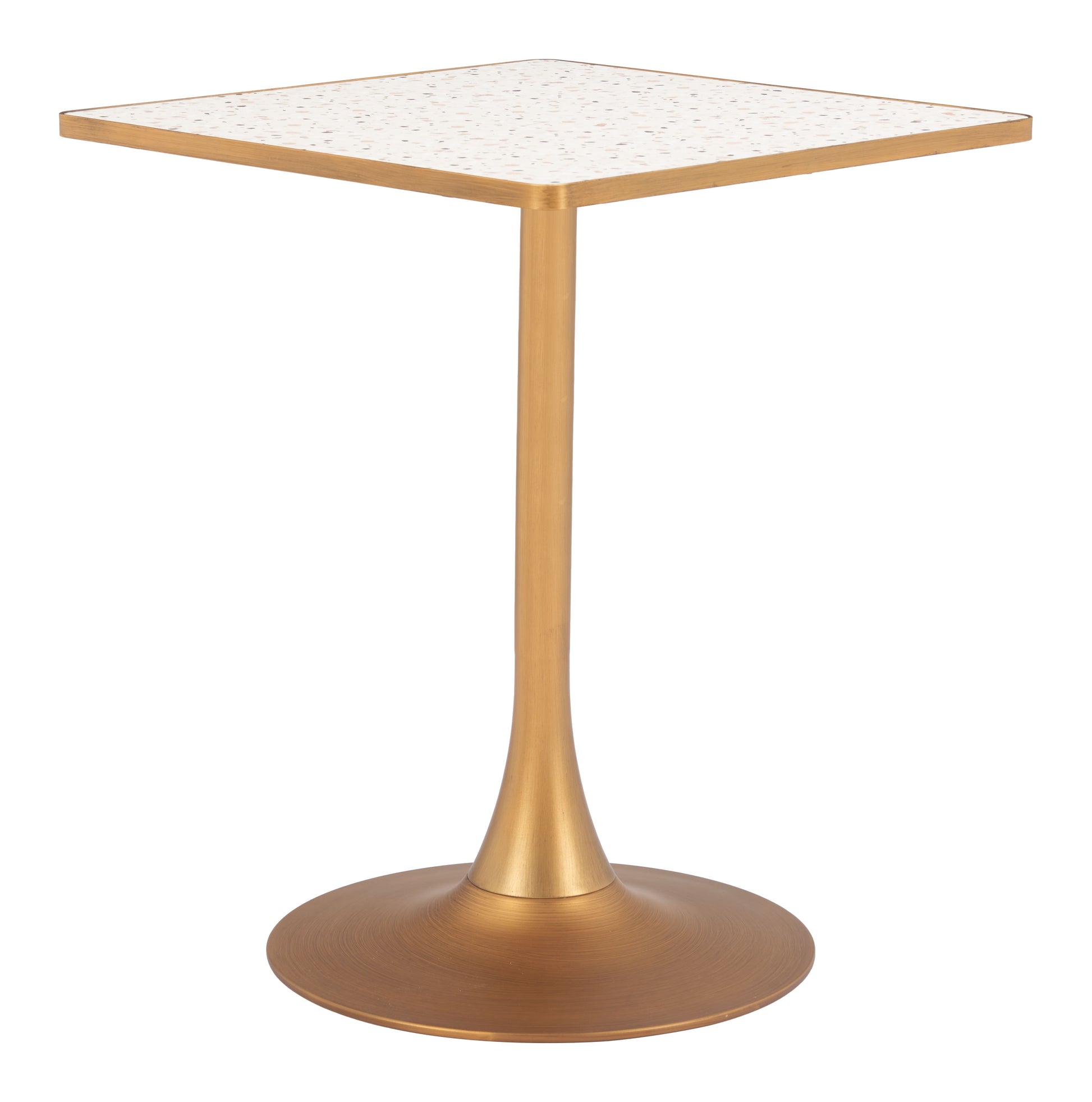 Spot Bistro Table Beige & Gold style shot 2